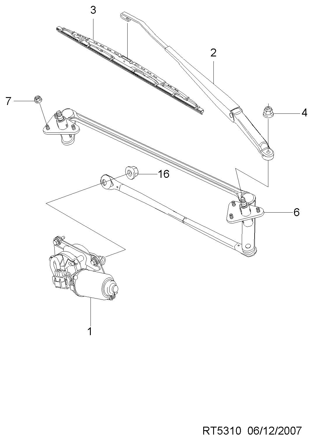 DAEWOO 96380628 - Щетка стеклоочистителя www.parts5.com