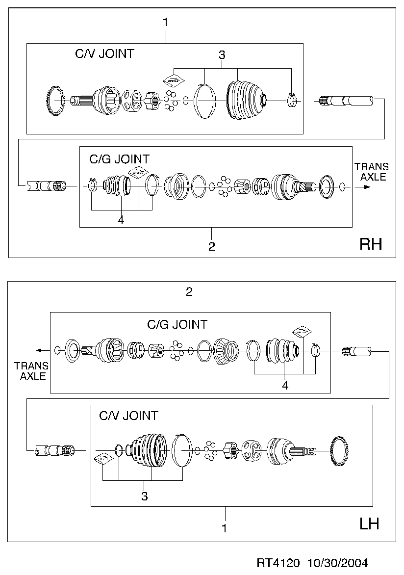 Chevrolet 96245309 - Пыльник, приводной вал www.parts5.com