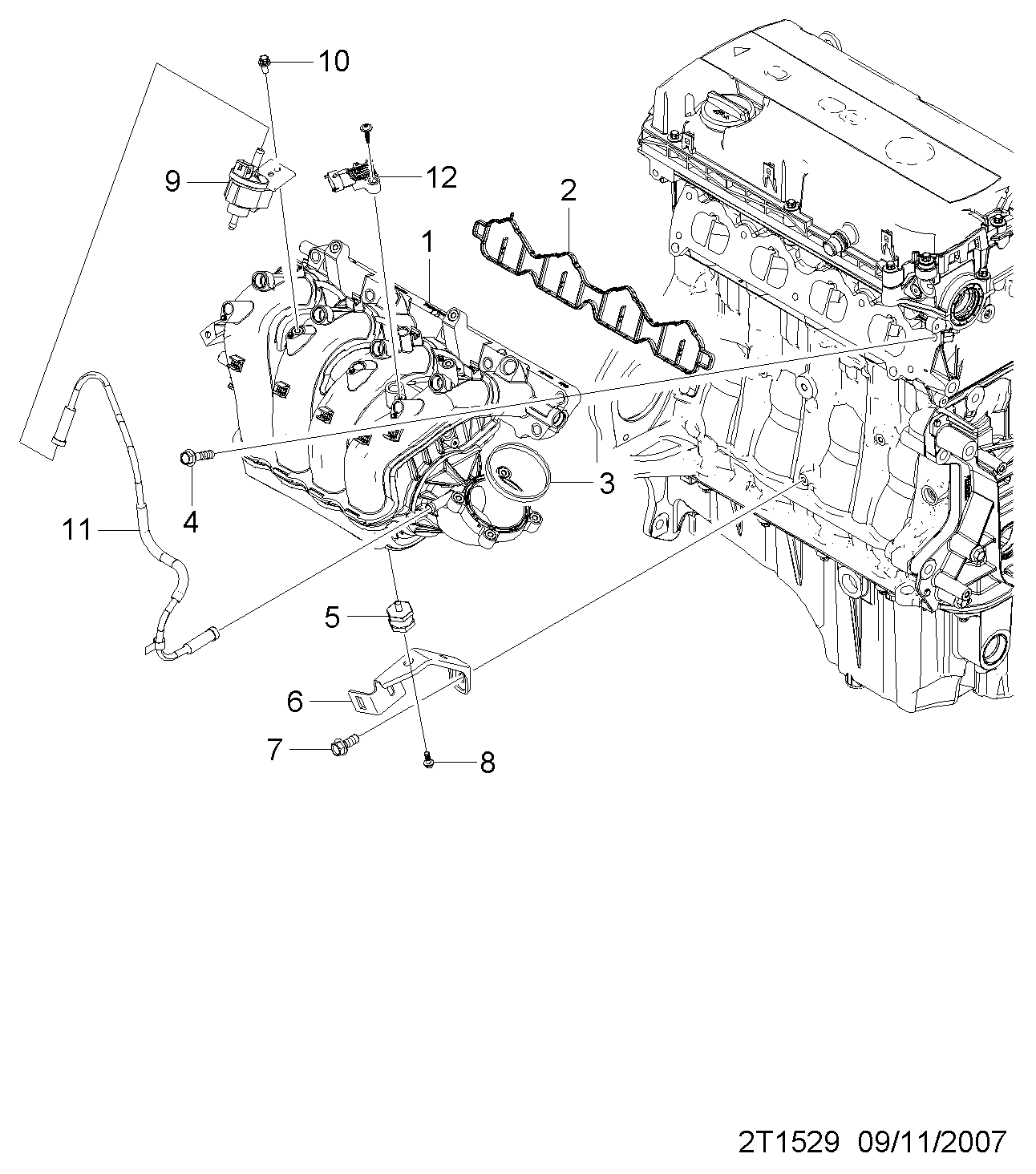 Chevrolet 12 591 290 - Sensor, intake manifold pressure www.parts5.com