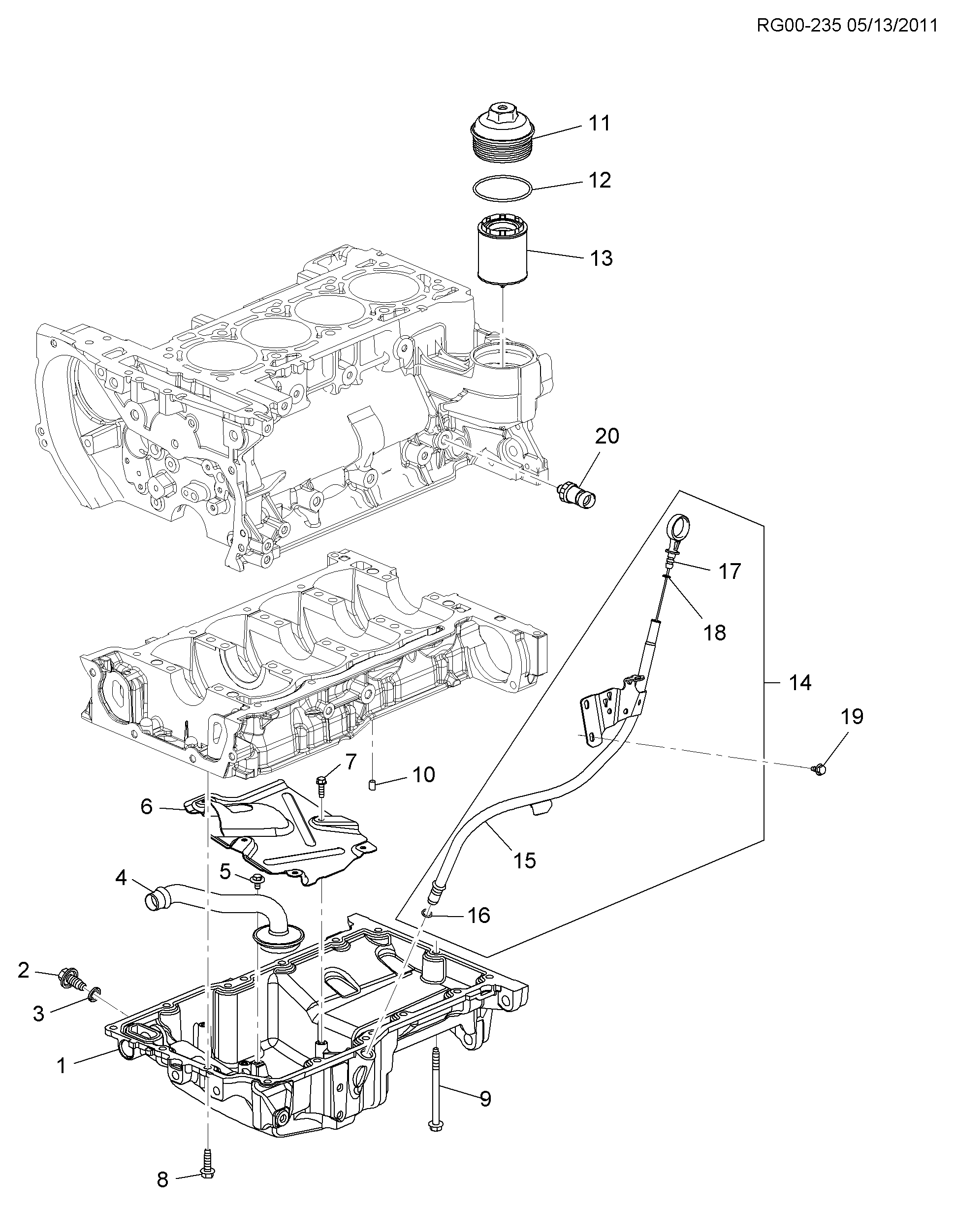 Chevrolet 11518377 - Screw plug parts5.com