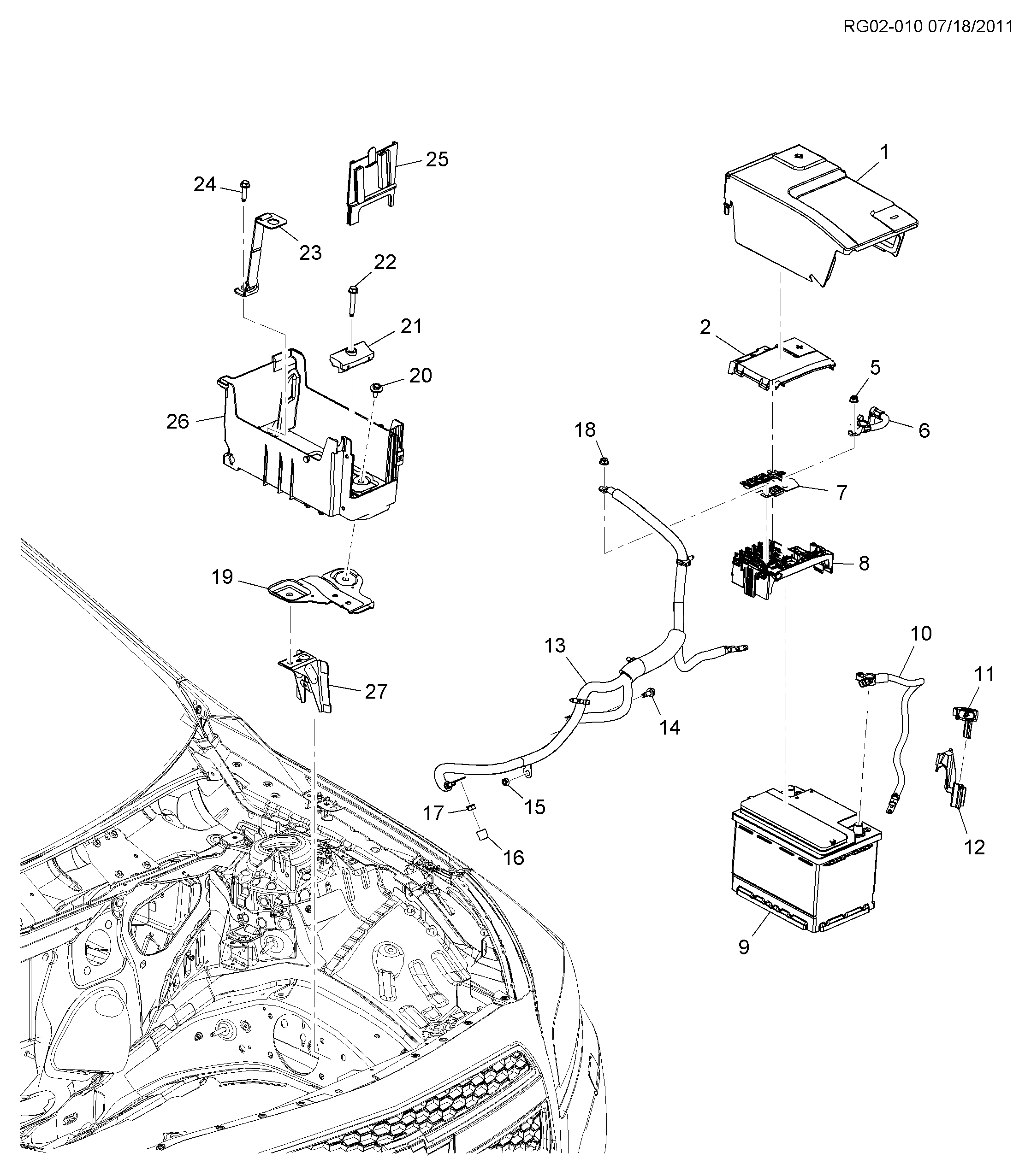 Chevrolet 95492105 - Akumulator za zagon www.parts5.com