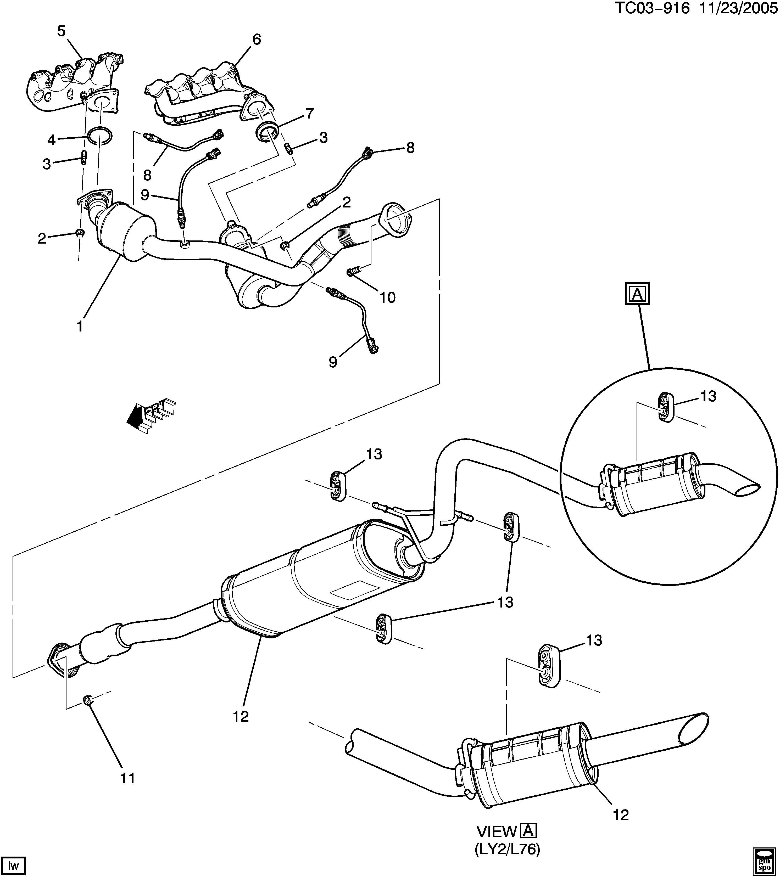 GMC 12589321 - Sonda Lambda www.parts5.com