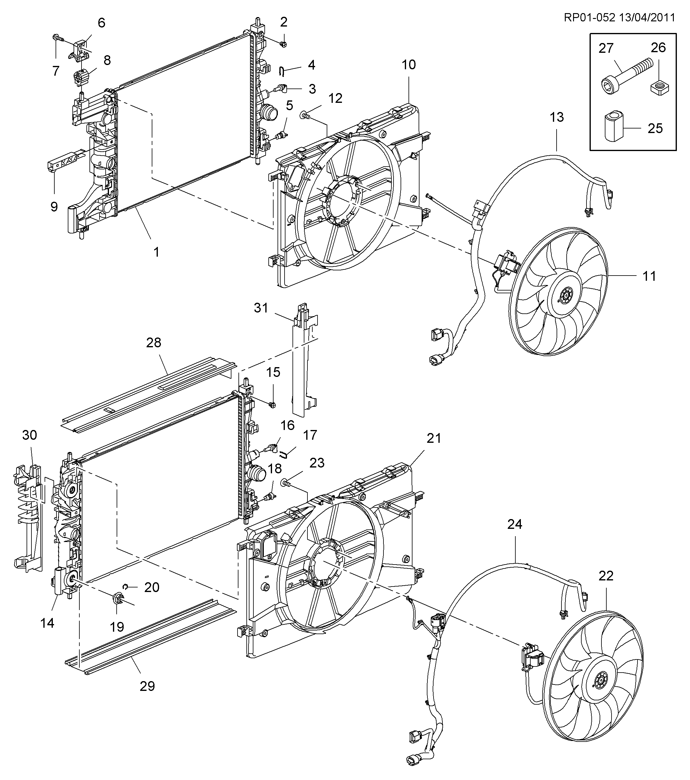 Chevrolet 55591002 - Датчик, температура охлаждающей жидкости www.parts5.com