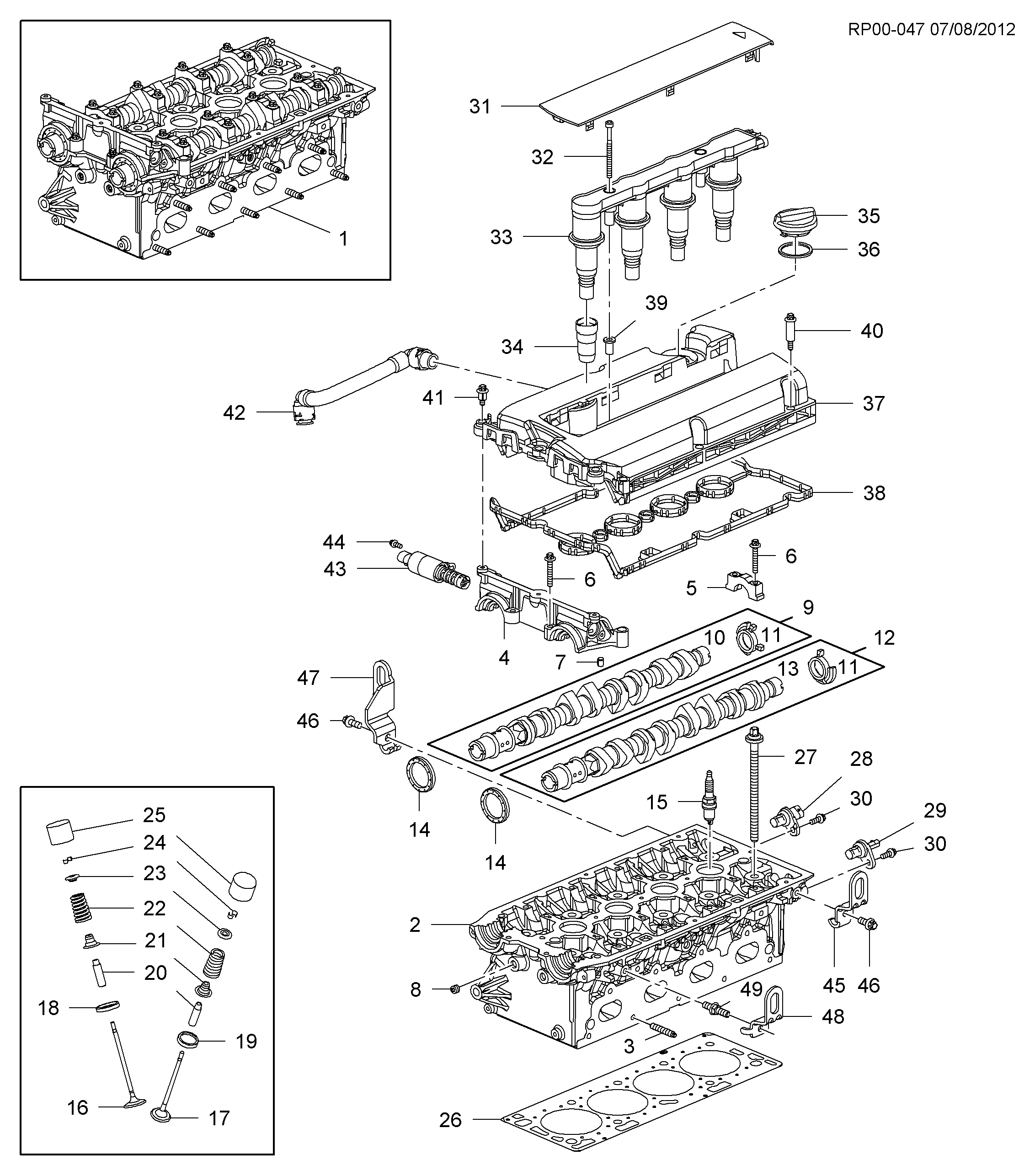 Vauxhall 25195555 - Αισθητήρας, θέση εκκεντροφ. άξονα www.parts5.com