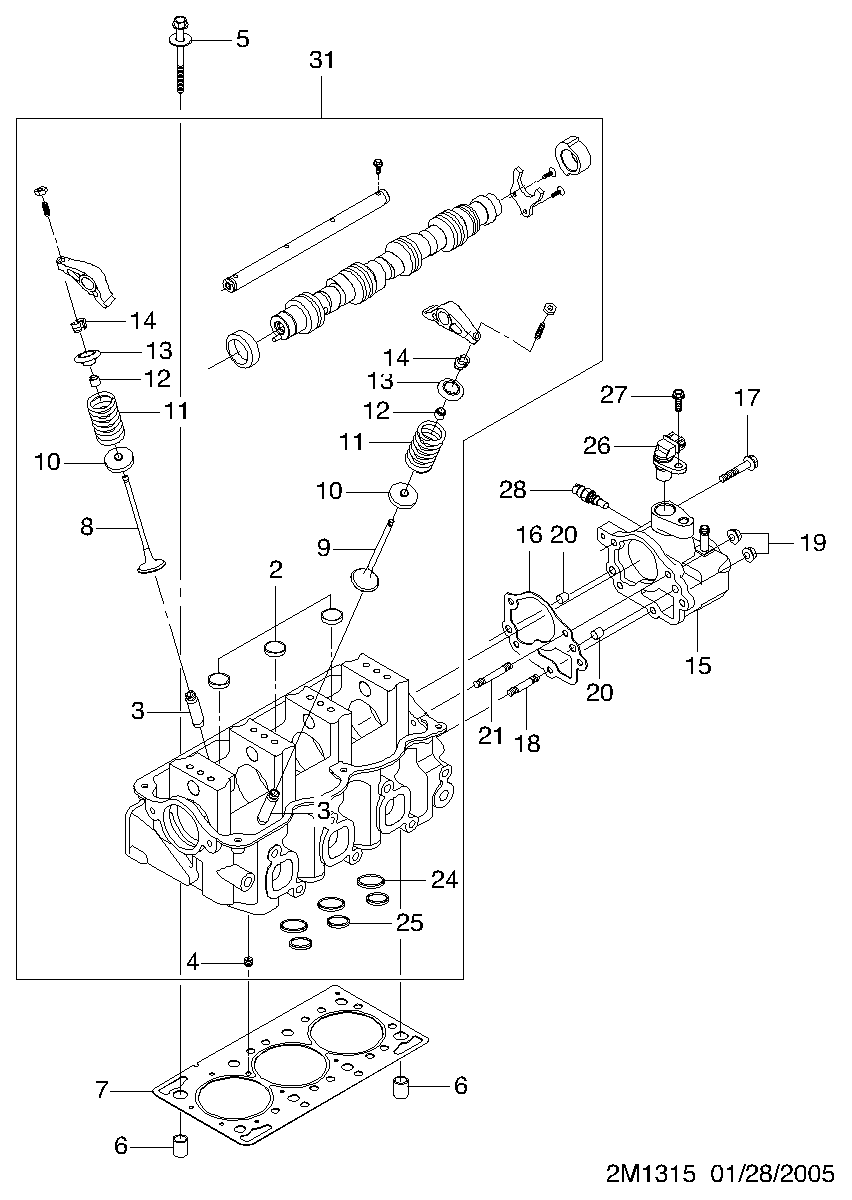 DAEWOO 94581014 - Seal, EGR valve www.parts5.com