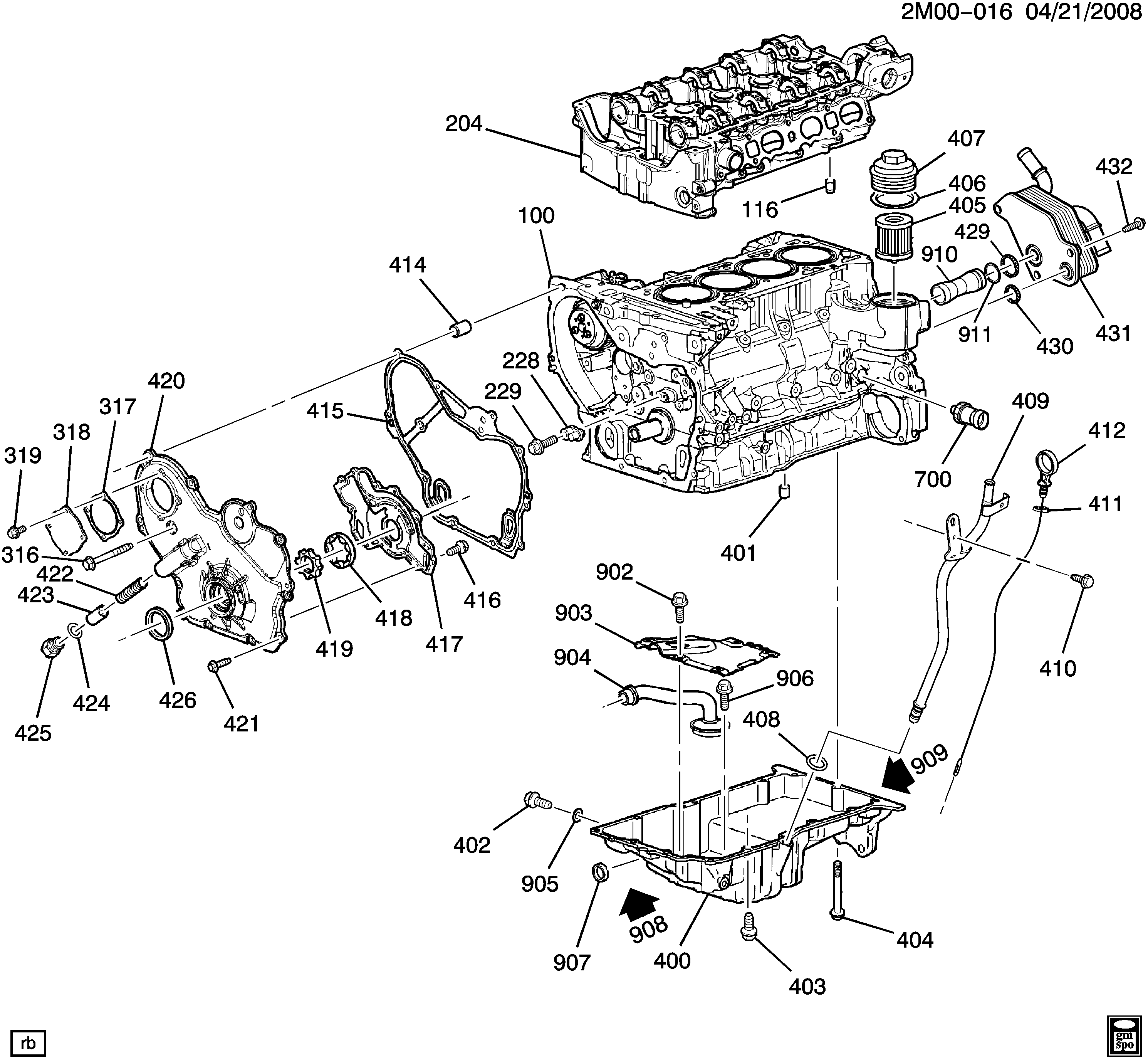 Vauxhall 24435052 - Tesnilo, okrov zobnikov za pogon odmikalne gredi www.parts5.com