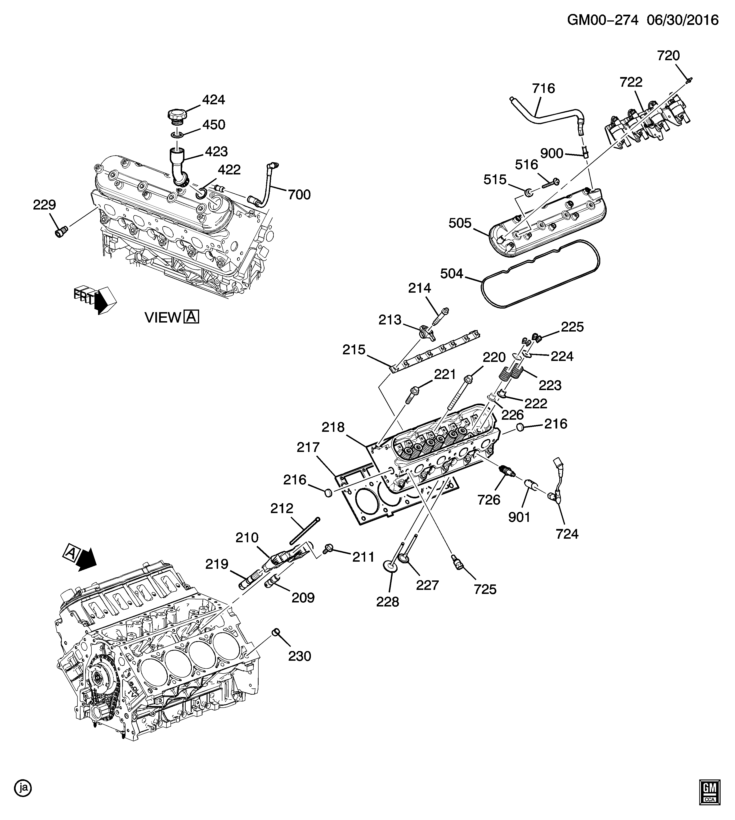 GMC 12482063 - SEAL KIT,INT VLV STEM OIL(W/SPRING SHIM)(14.4MM)(CONTAINS 8 SEAL www.parts5.com