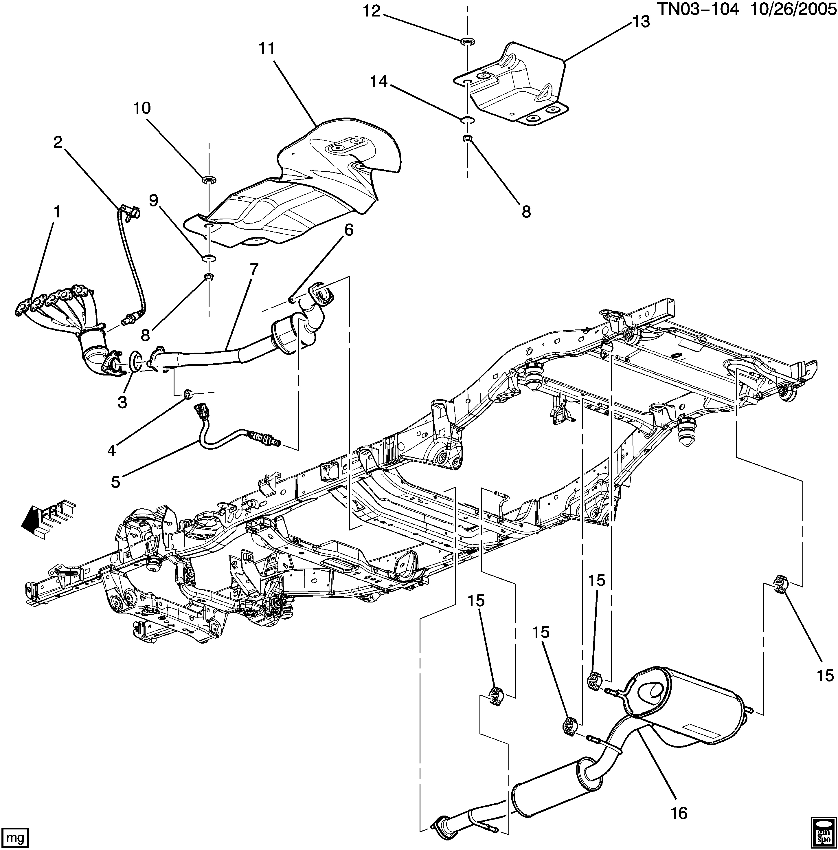 GMC 12596740 - Lamda-sonda www.parts5.com