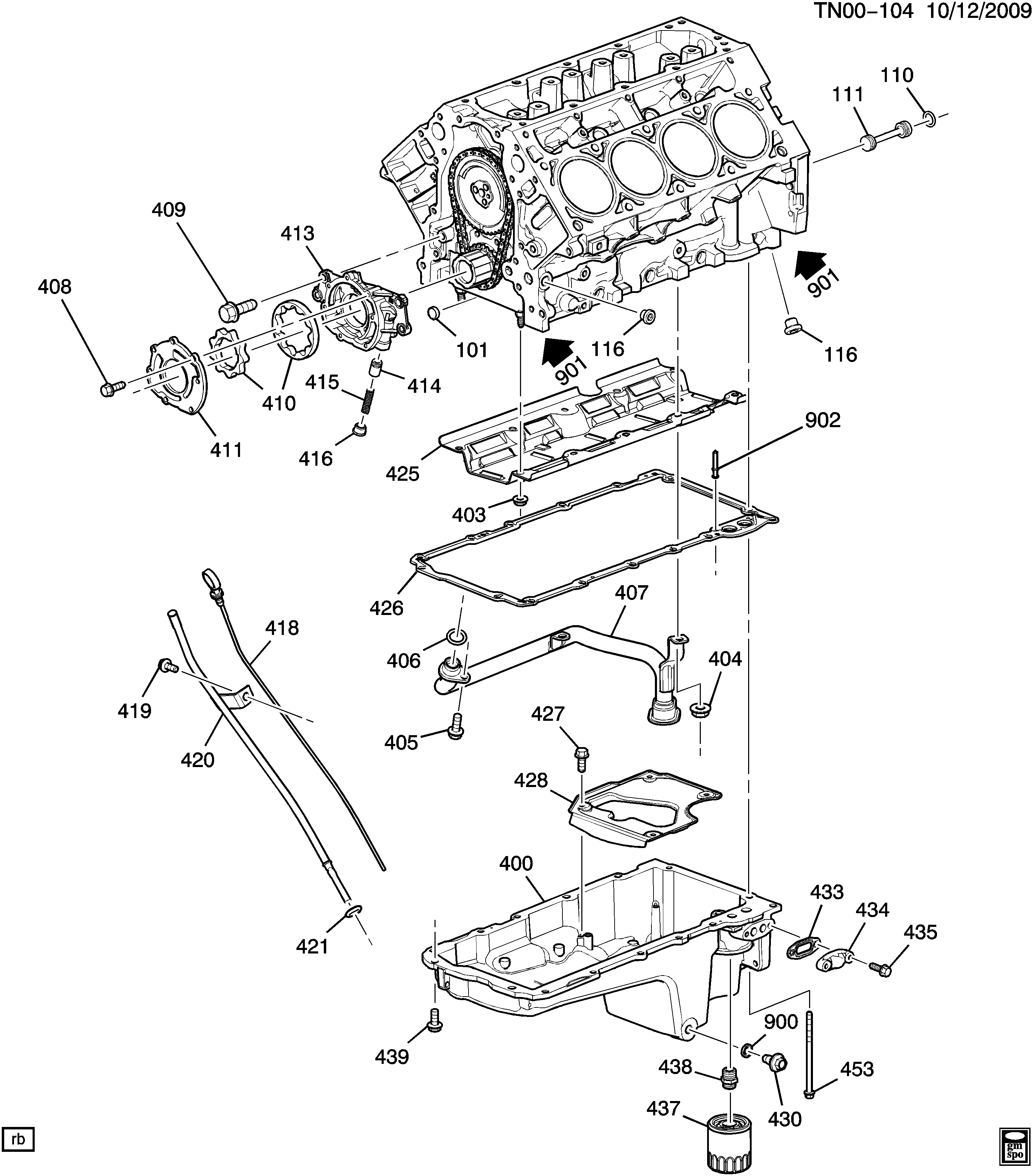 Vauxhall 19303975 - FILTER,OIL(PART OF 400)(W/O TOP MOUNTED FILTER BYPASS VALVE)(NEW www.parts5.com