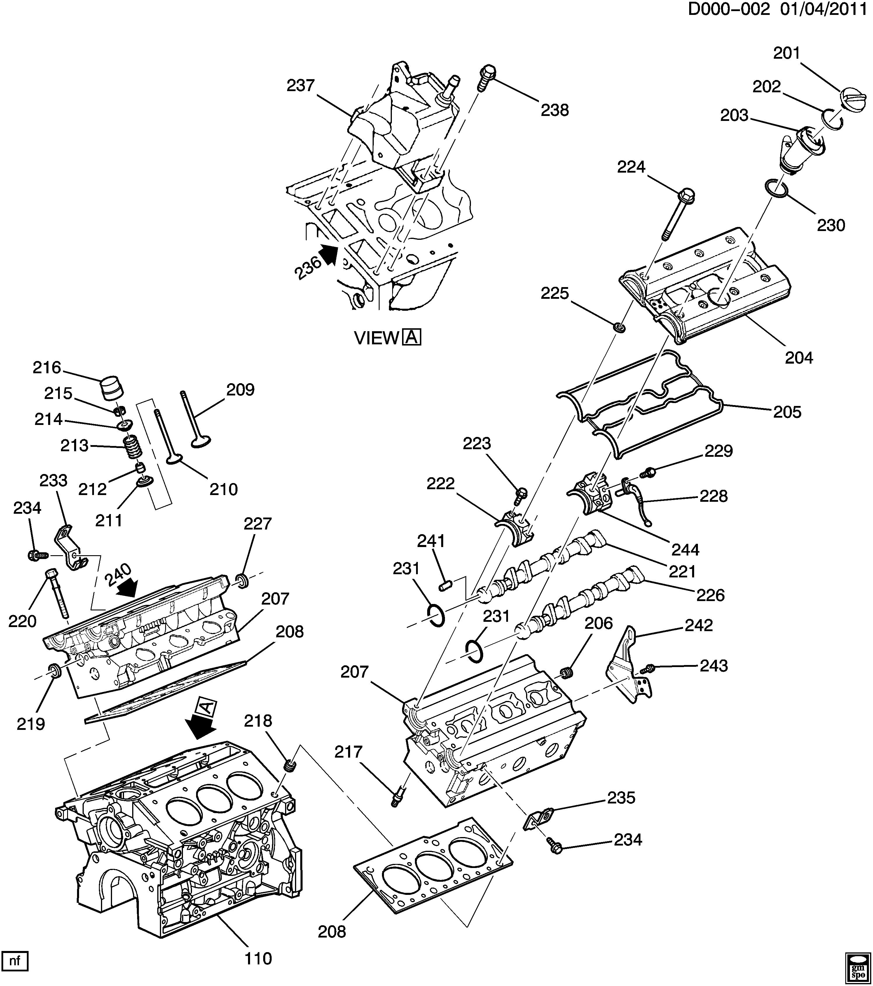 Opel 90 410 741 - Seal Ring, valve stem parts5.com