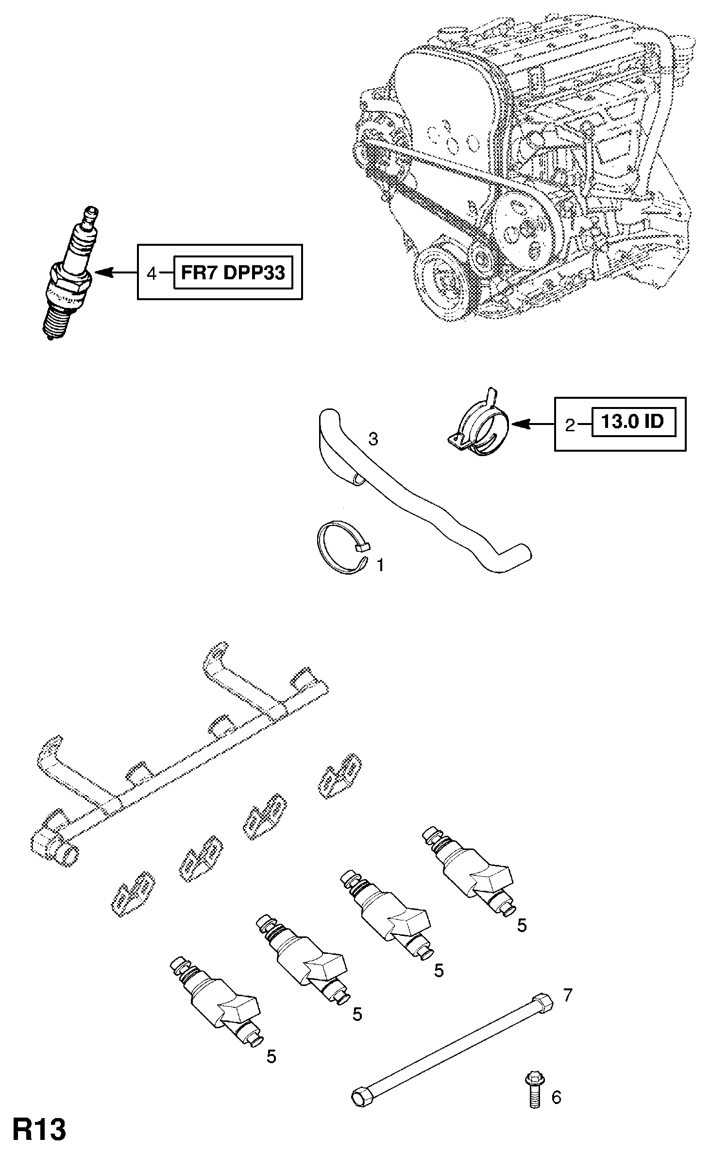 Opel 12 14 029 - Μπουζί www.parts5.com