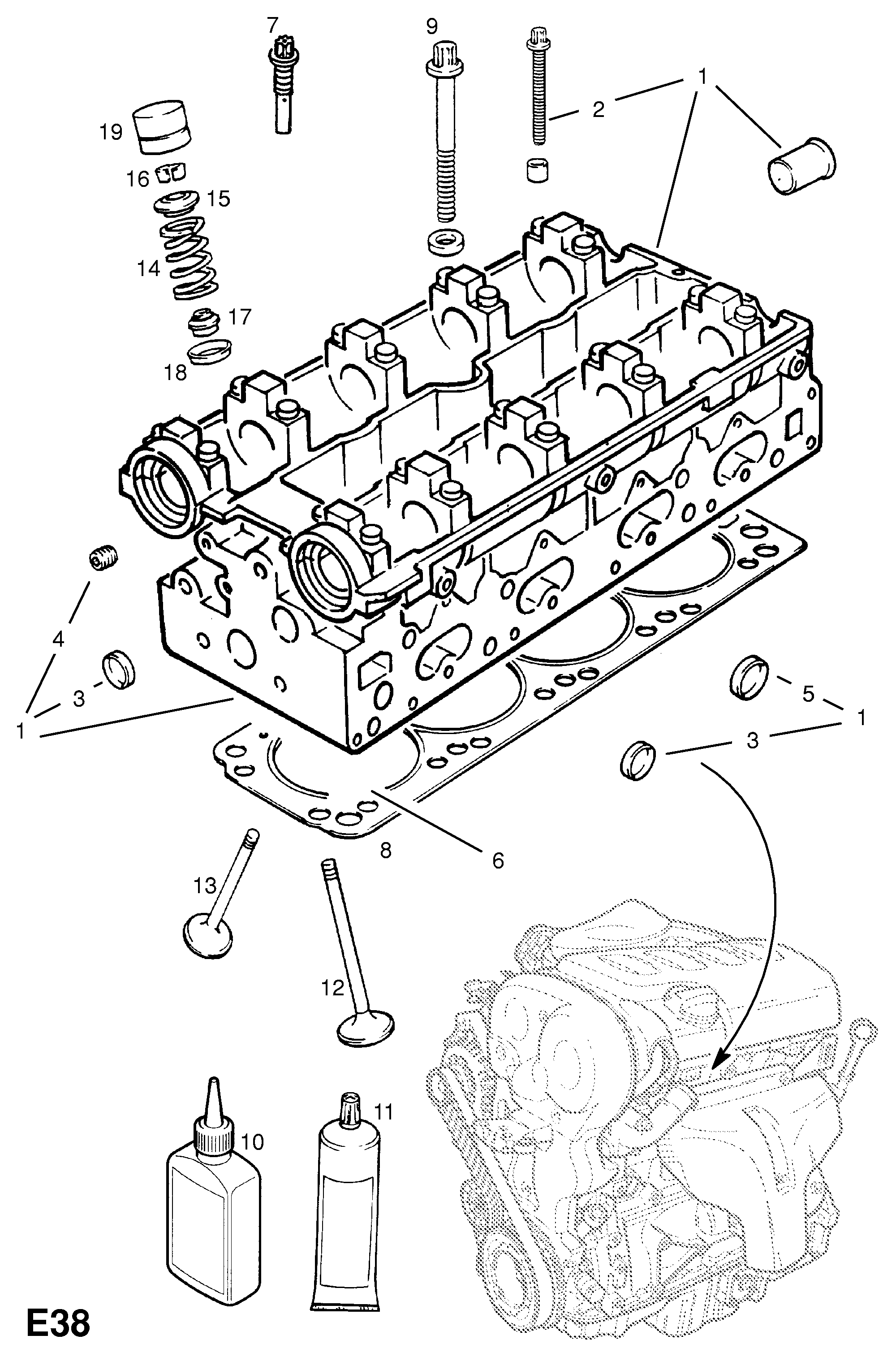 Opel 6 40 020 - Ventilstößel www.parts5.com