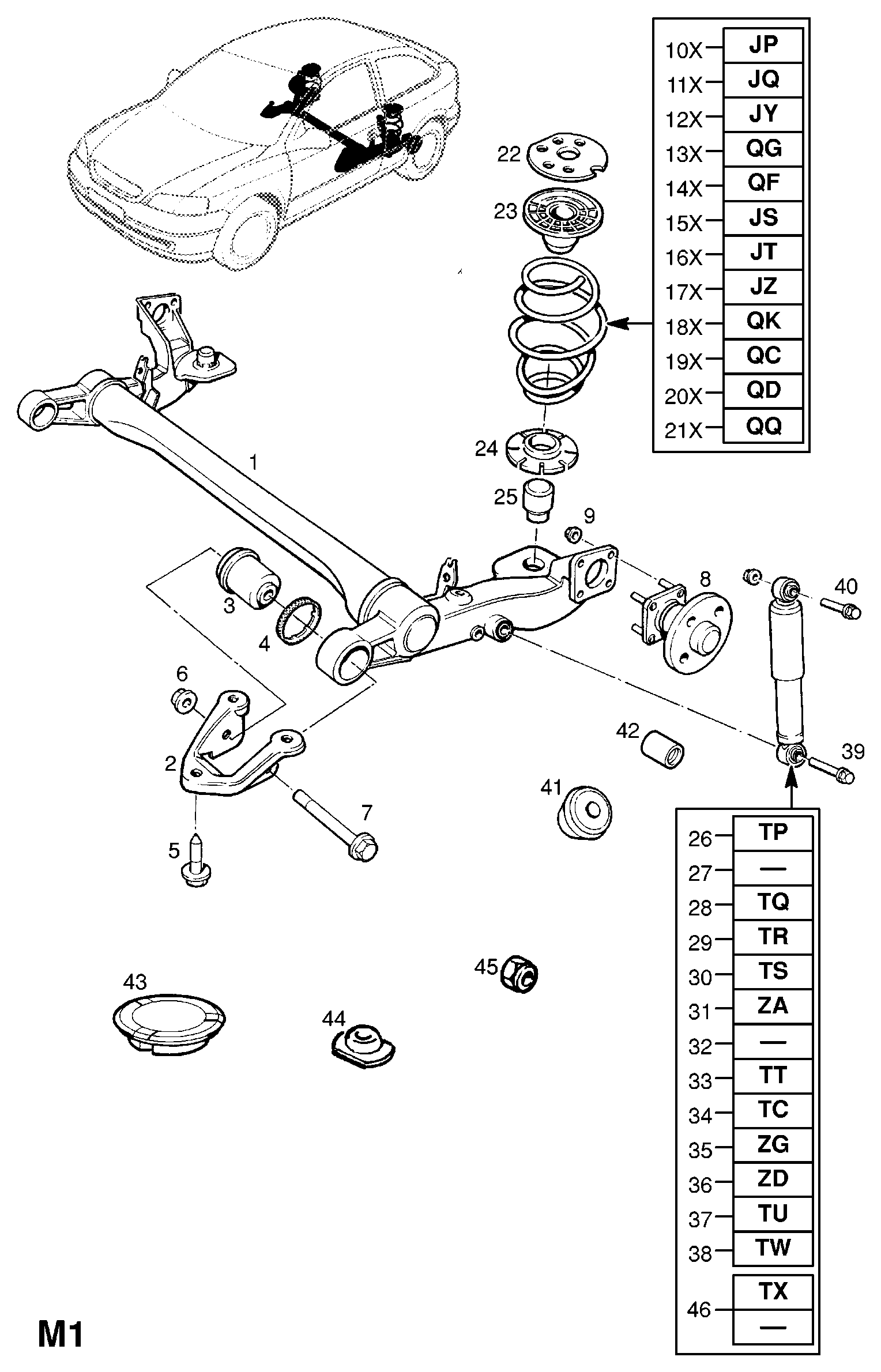 Opel 436 280 - Amortyzator www.parts5.com