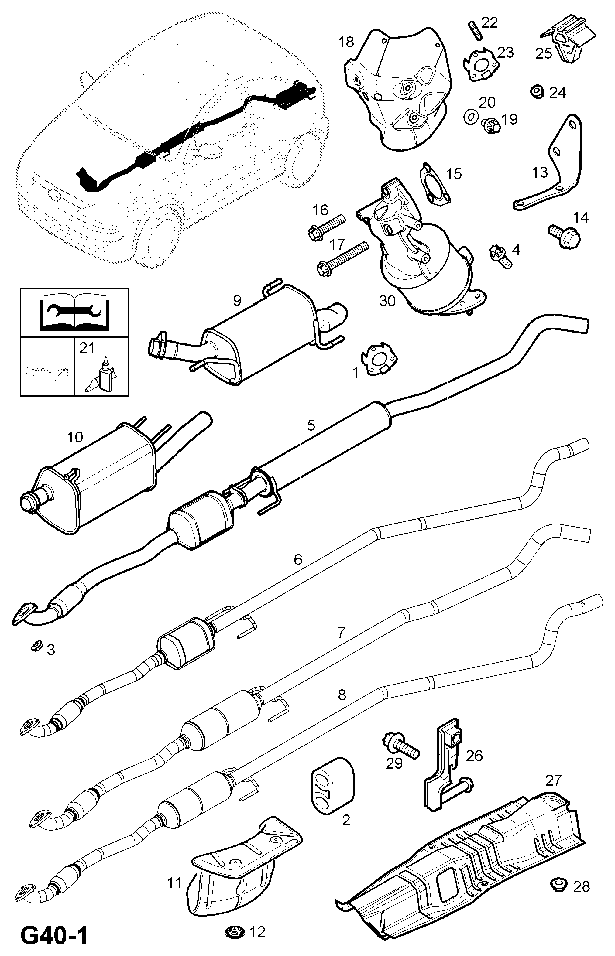 Opel 855192 - Catalytic Converter www.parts5.com