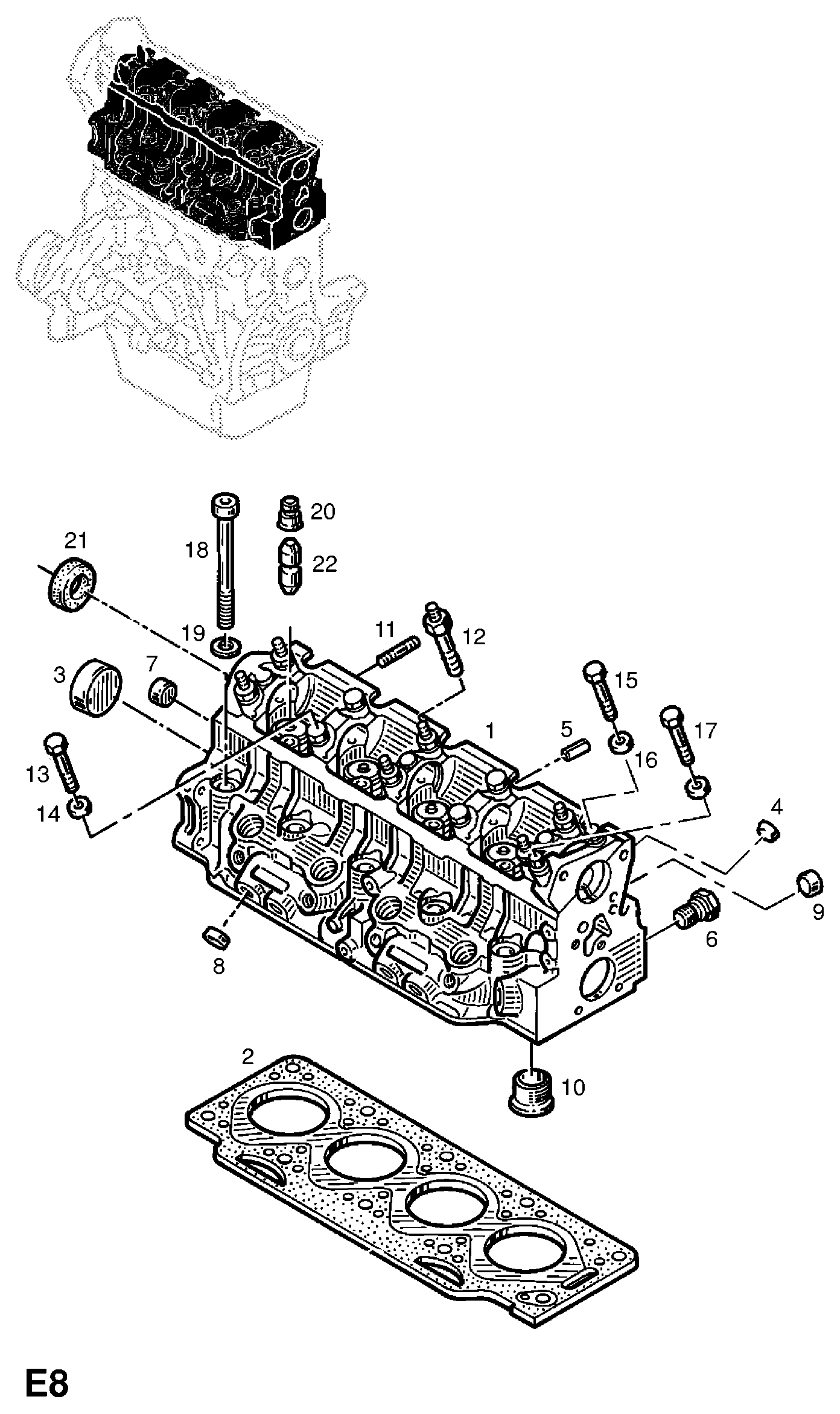 Vauxhall 4403885 - Külbütör kapağı www.parts5.com