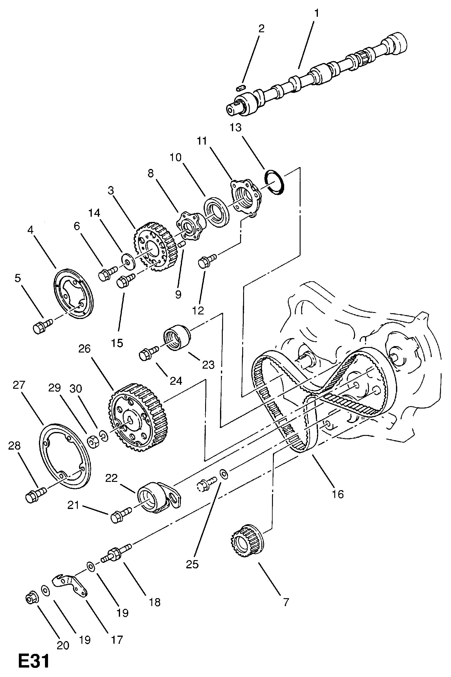 Opel 8 15 971 - Deflection / Guide Pulley, timing belt parts5.com