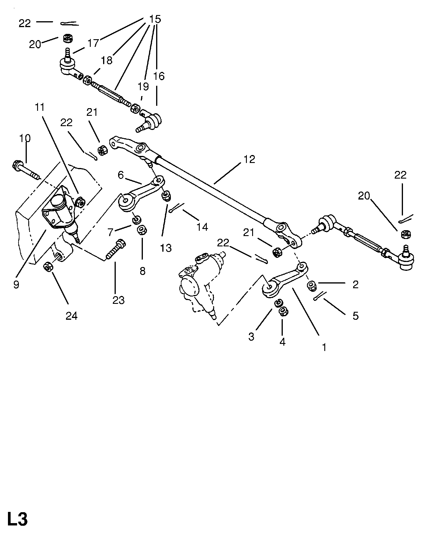 ISUZU 324057 - Наконечник рулевой тяги, шарнир www.parts5.com