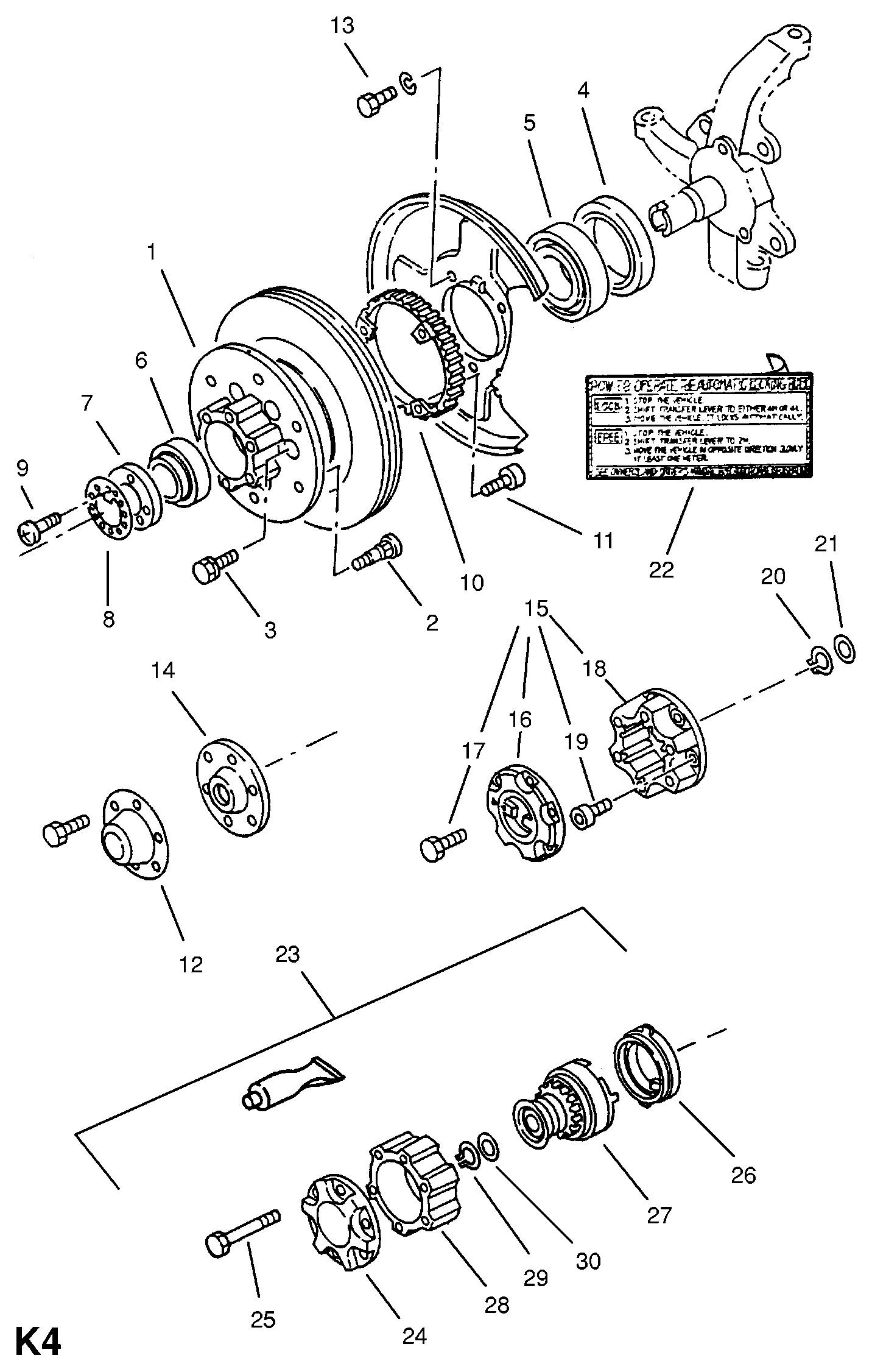 ISUZU 330019 - Rattalaagrikomplekt www.parts5.com