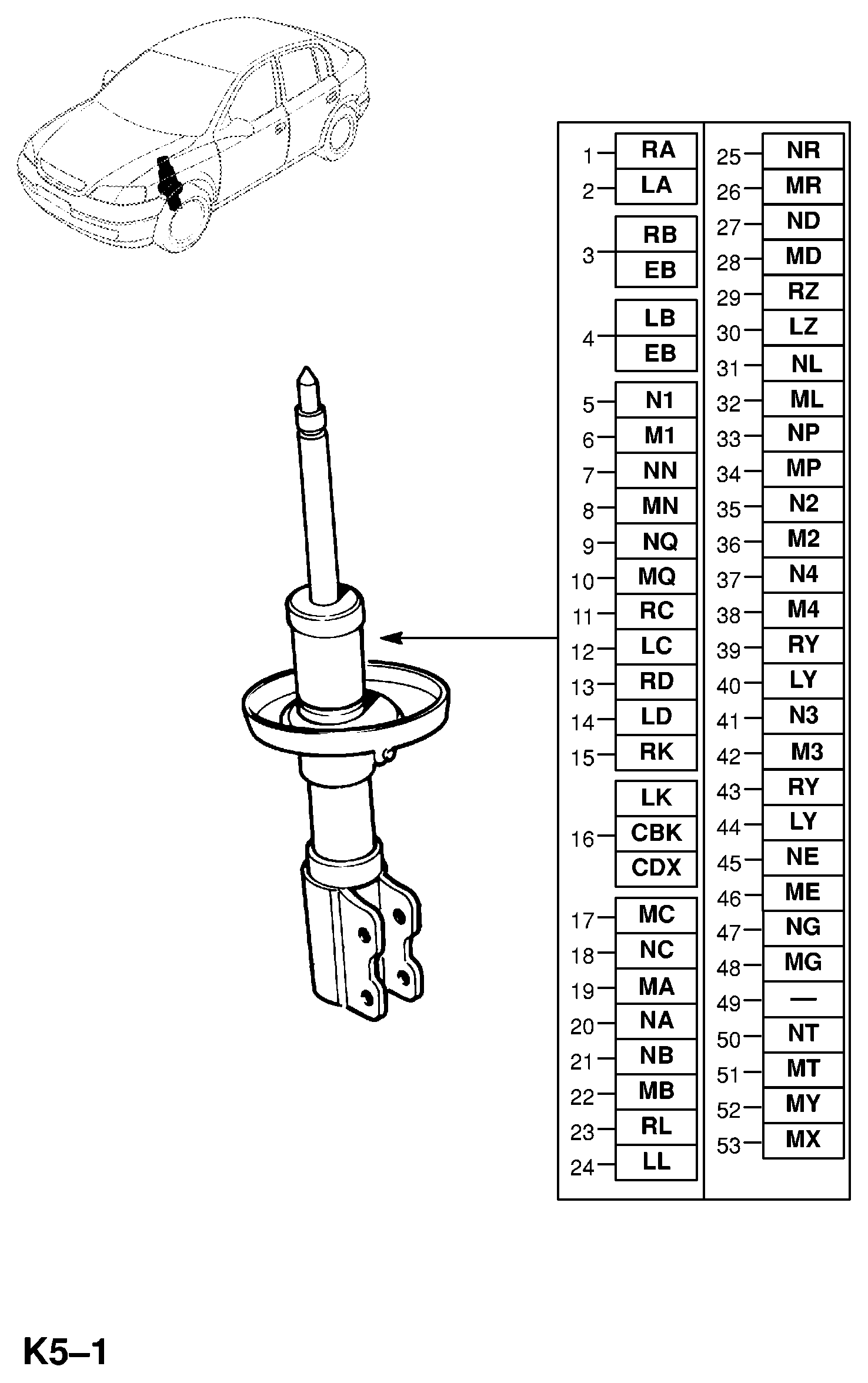 Opel 344 110 - Shock Absorber www.parts5.com