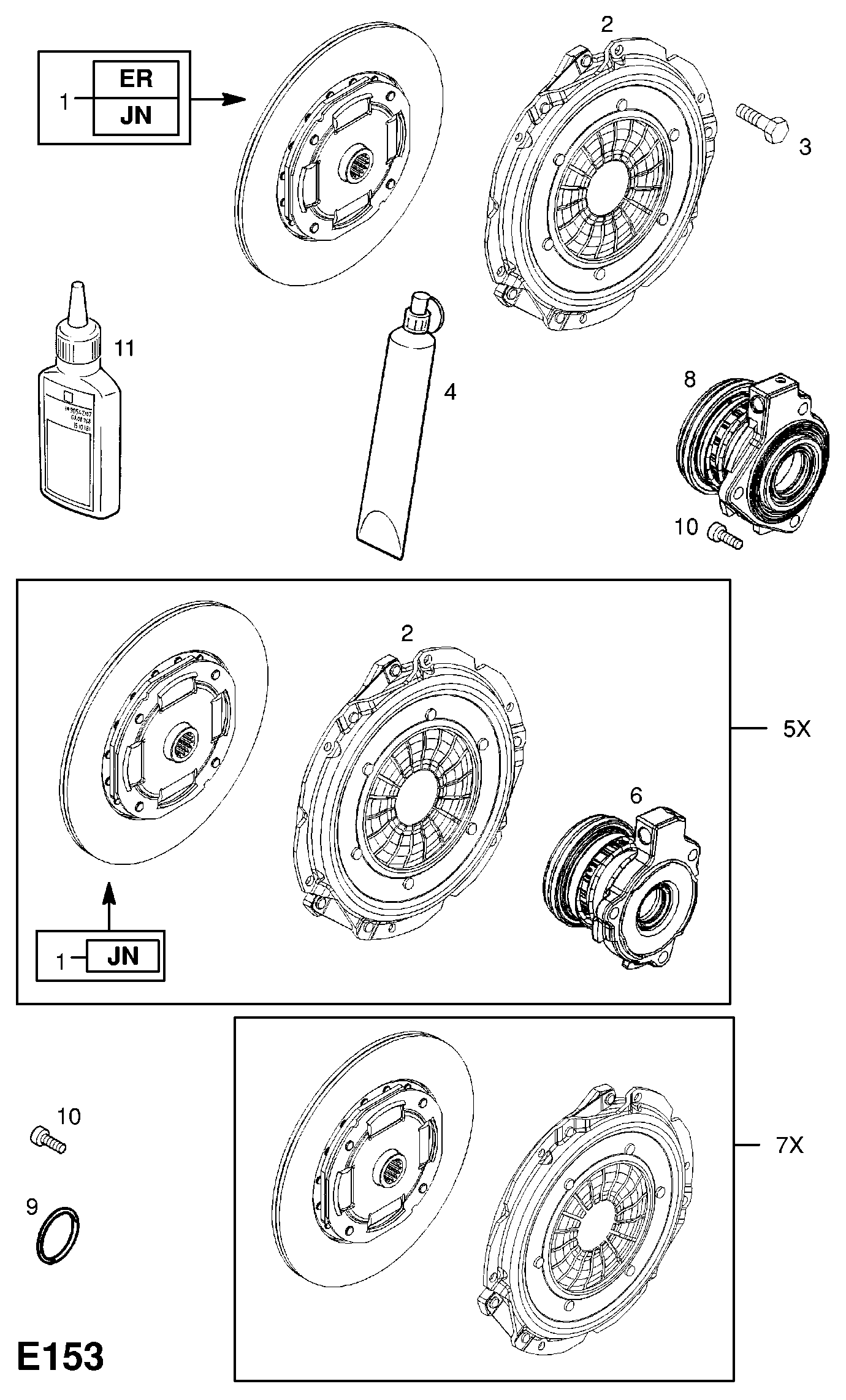 Opel 6 66 107 - Mécanisme d'embrayage www.parts5.com