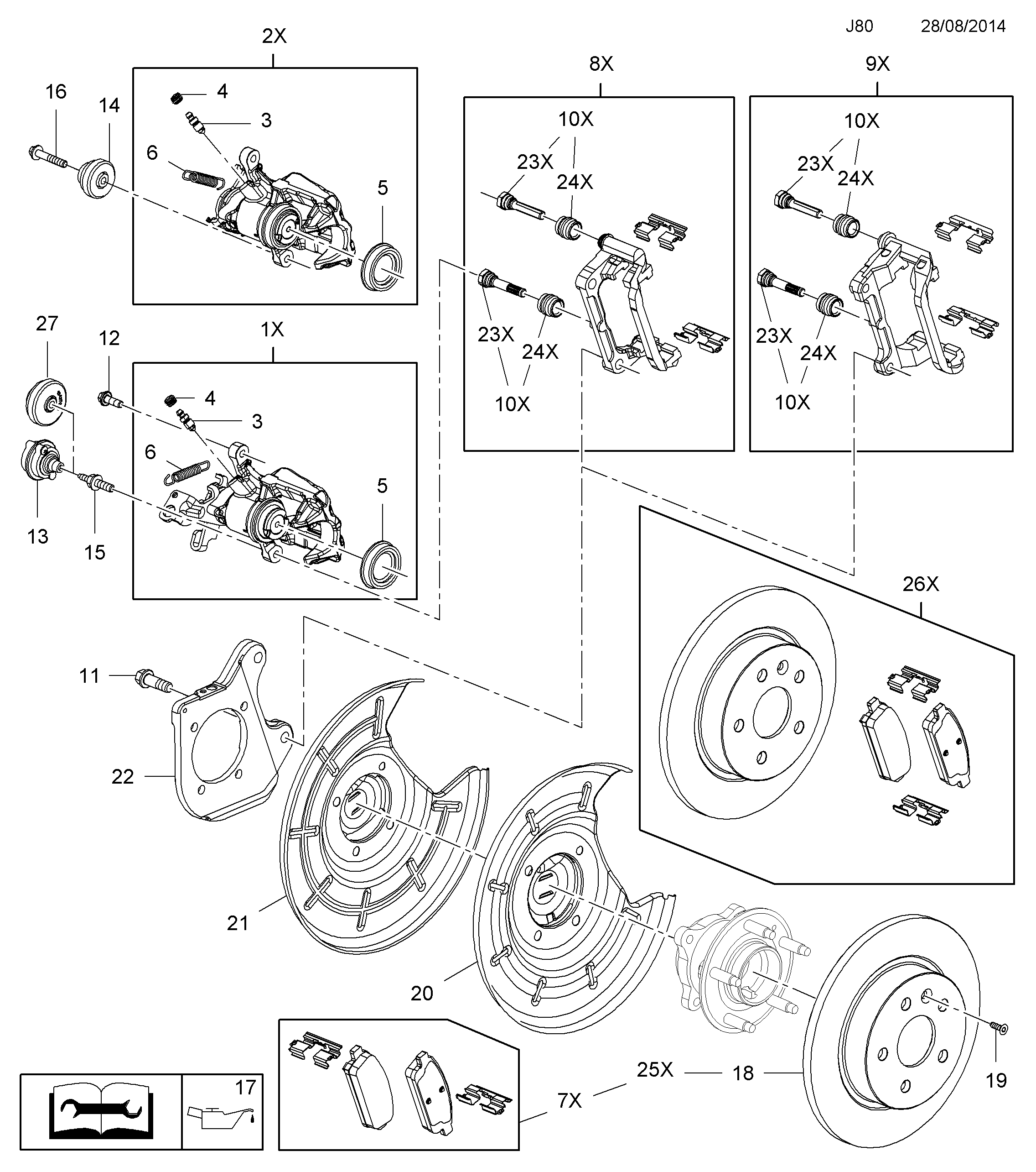 Opel 1605262 - Fren balata seti, diskli fren www.parts5.com