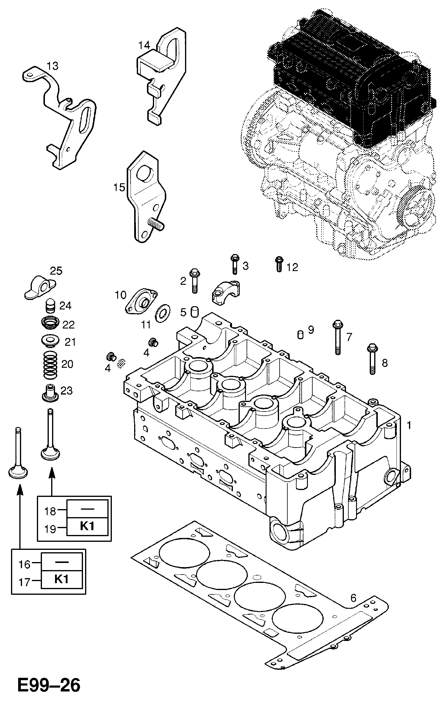 Opel 6 40 016 - Tappet / Rocker parts5.com