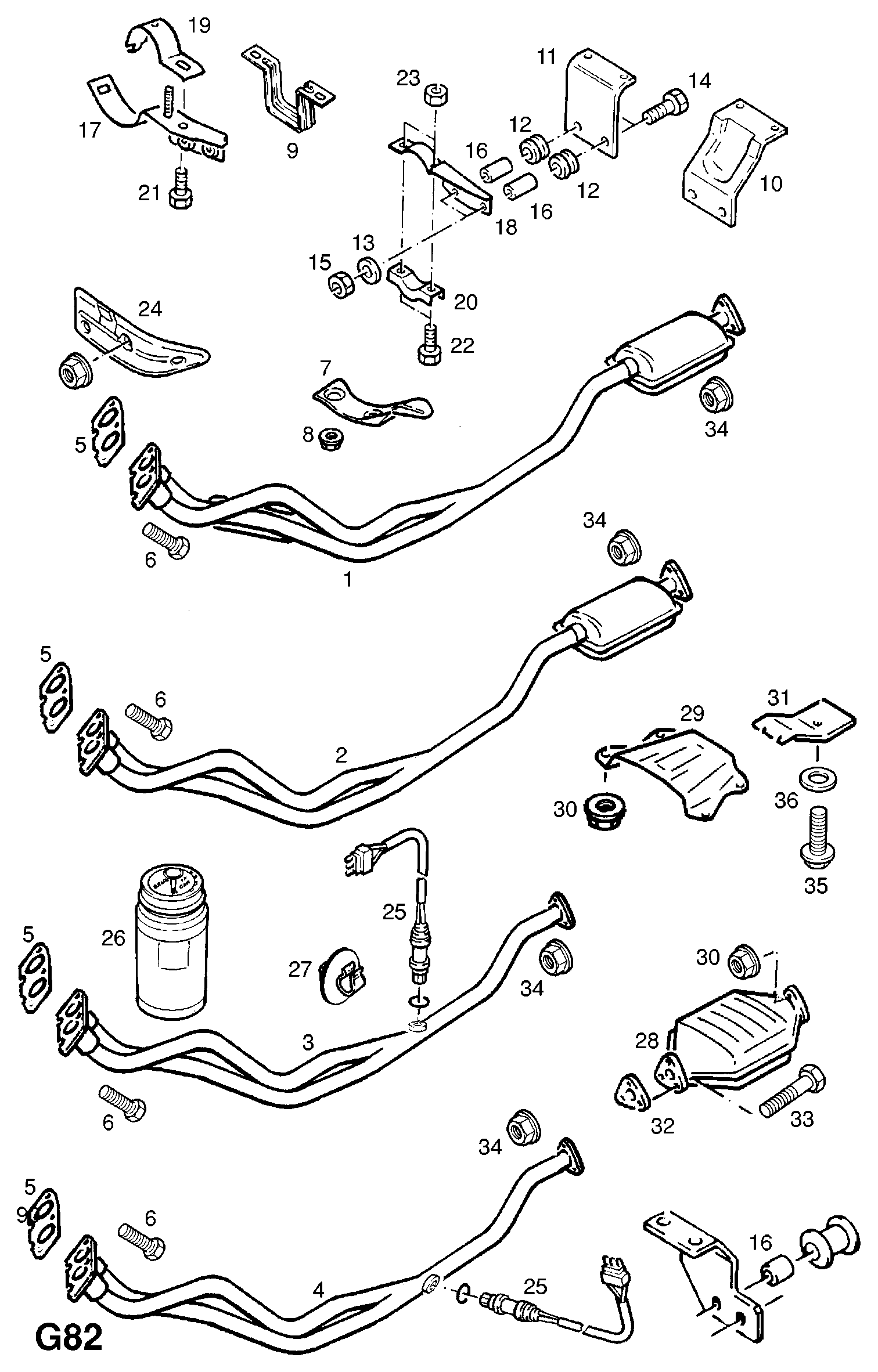 Opel 855302 - Lambda sonda www.parts5.com