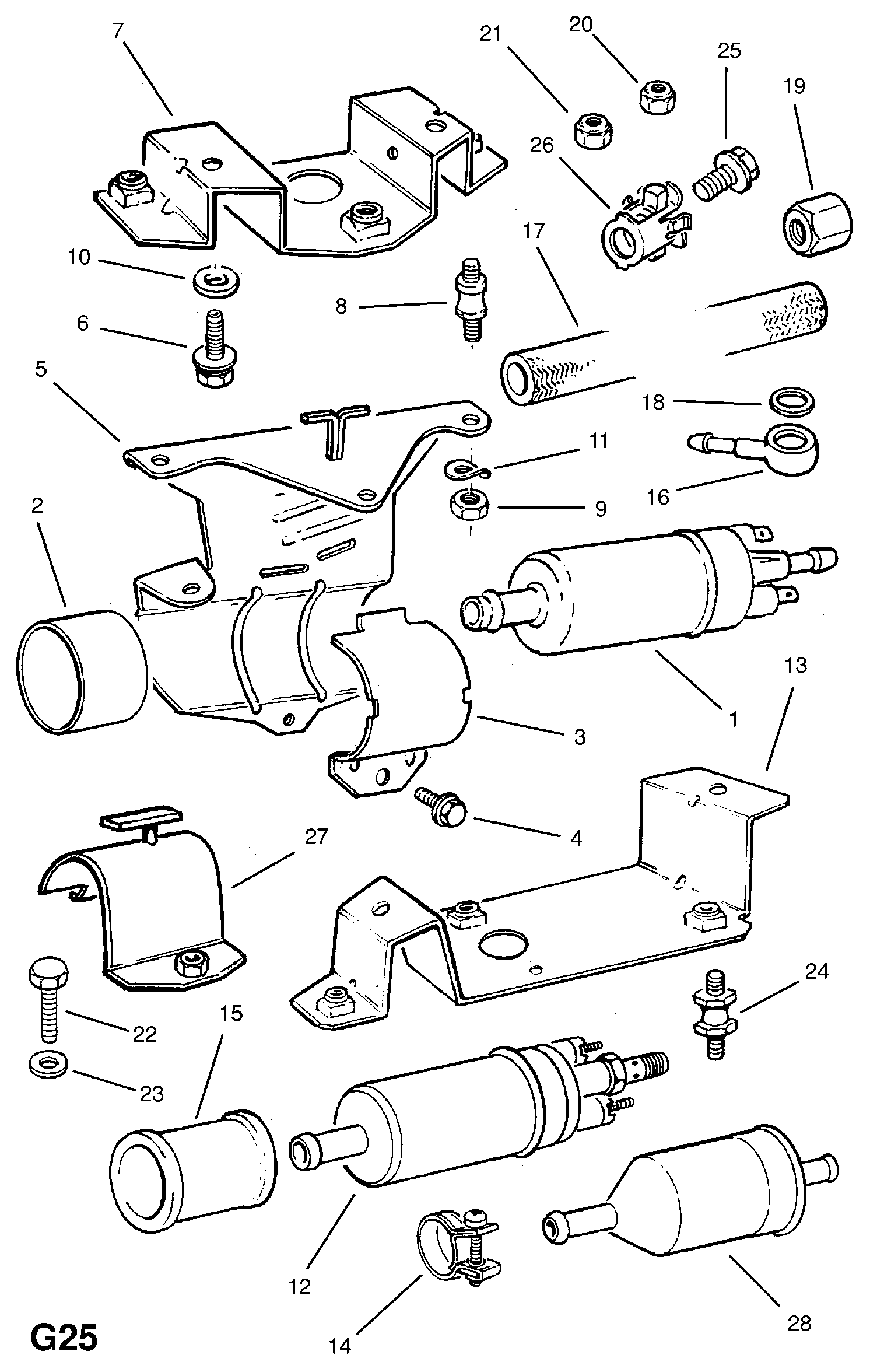 Opel 2080242 - Top Strut Mounting parts5.com