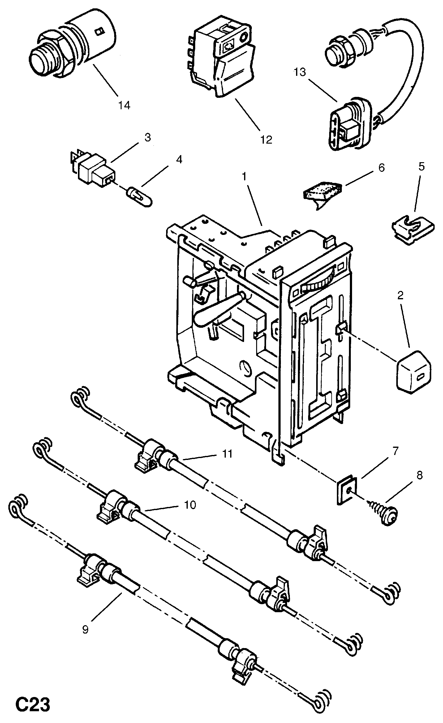 Volvo 1 235 887 - Ρυθμιστής γεννήτριας www.parts5.com