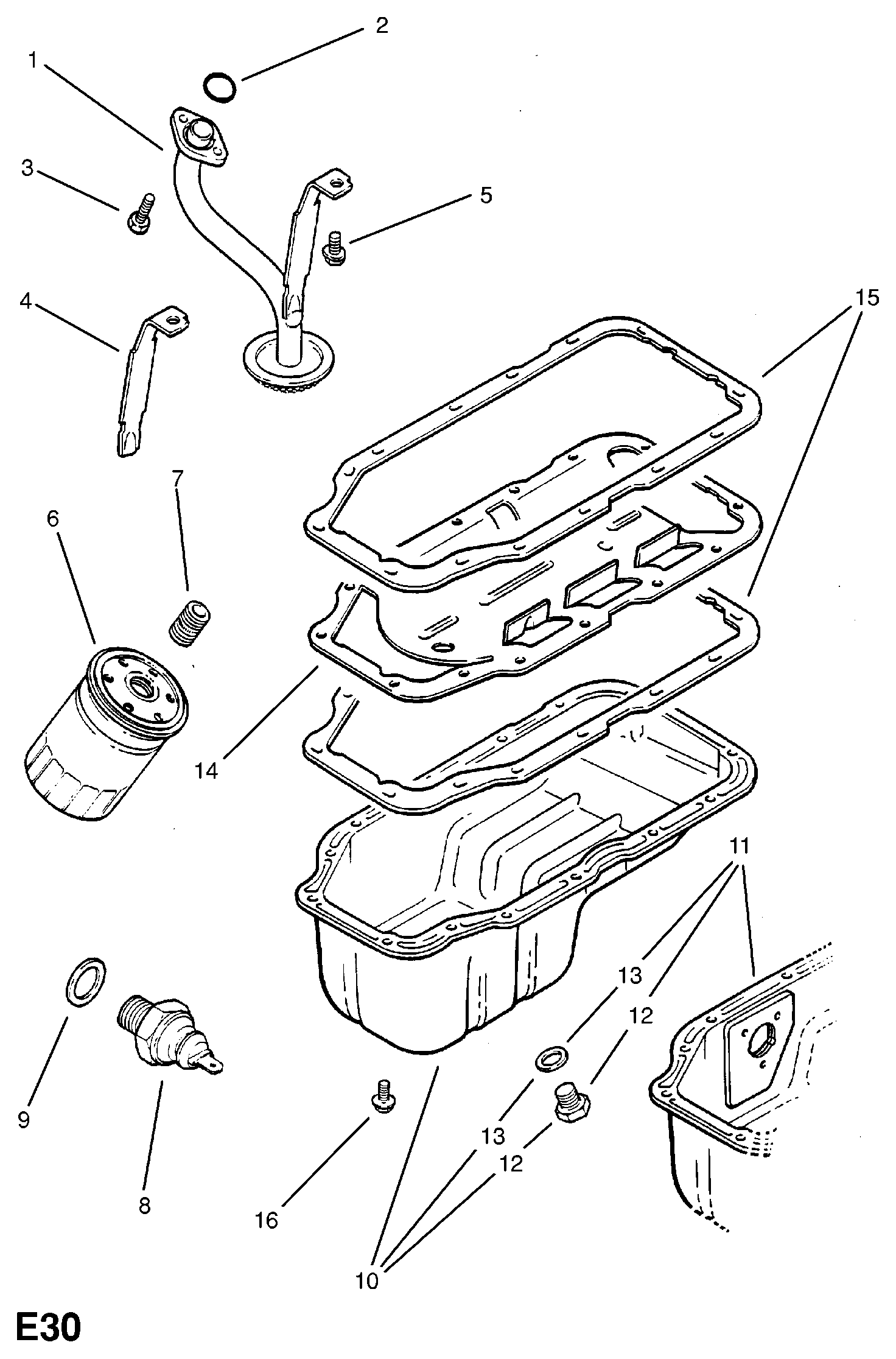 Opel 652491 - Sealing Plug, oil sump www.parts5.com