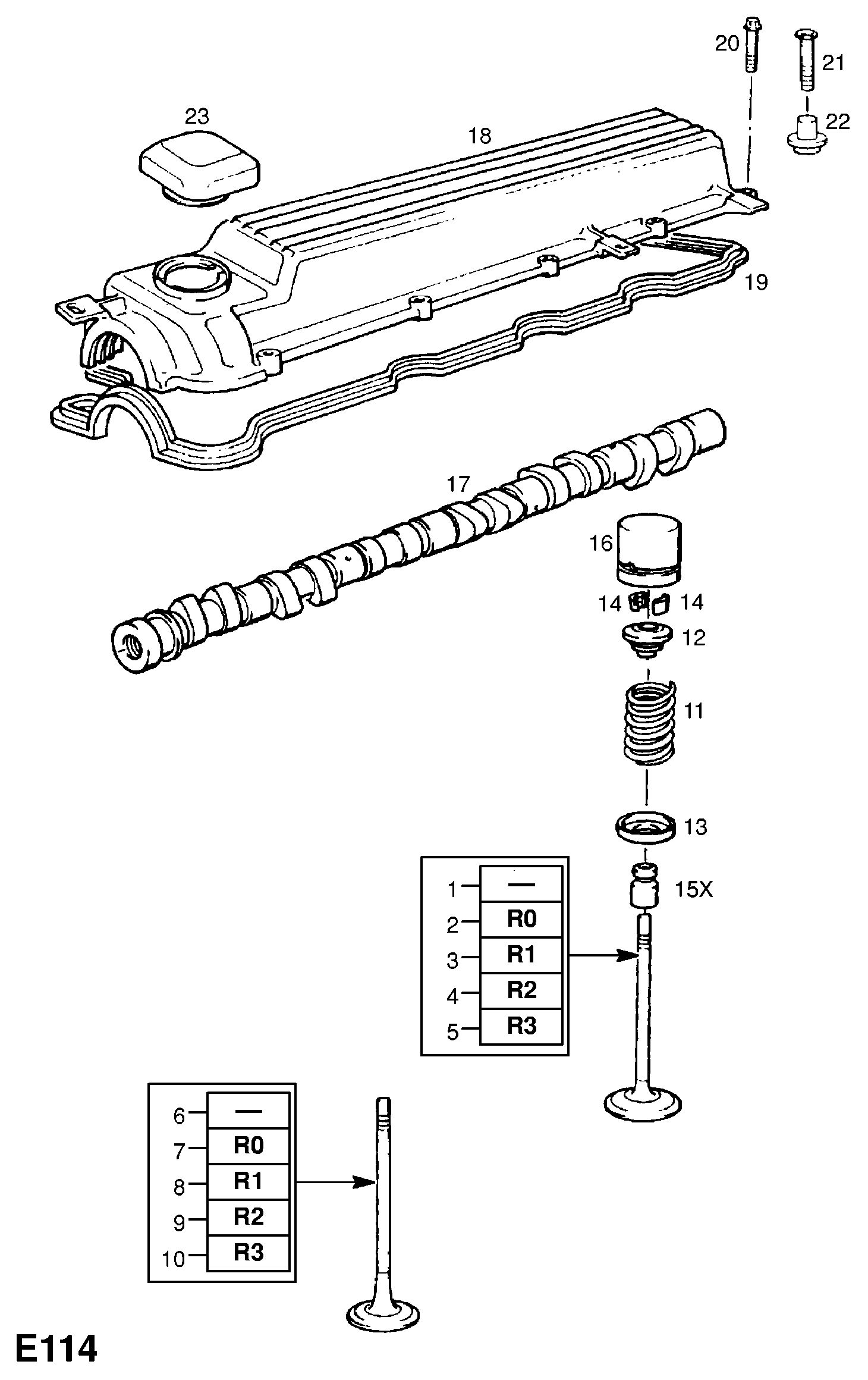 Opel 6 40 001 - Tappet / Rocker www.parts5.com