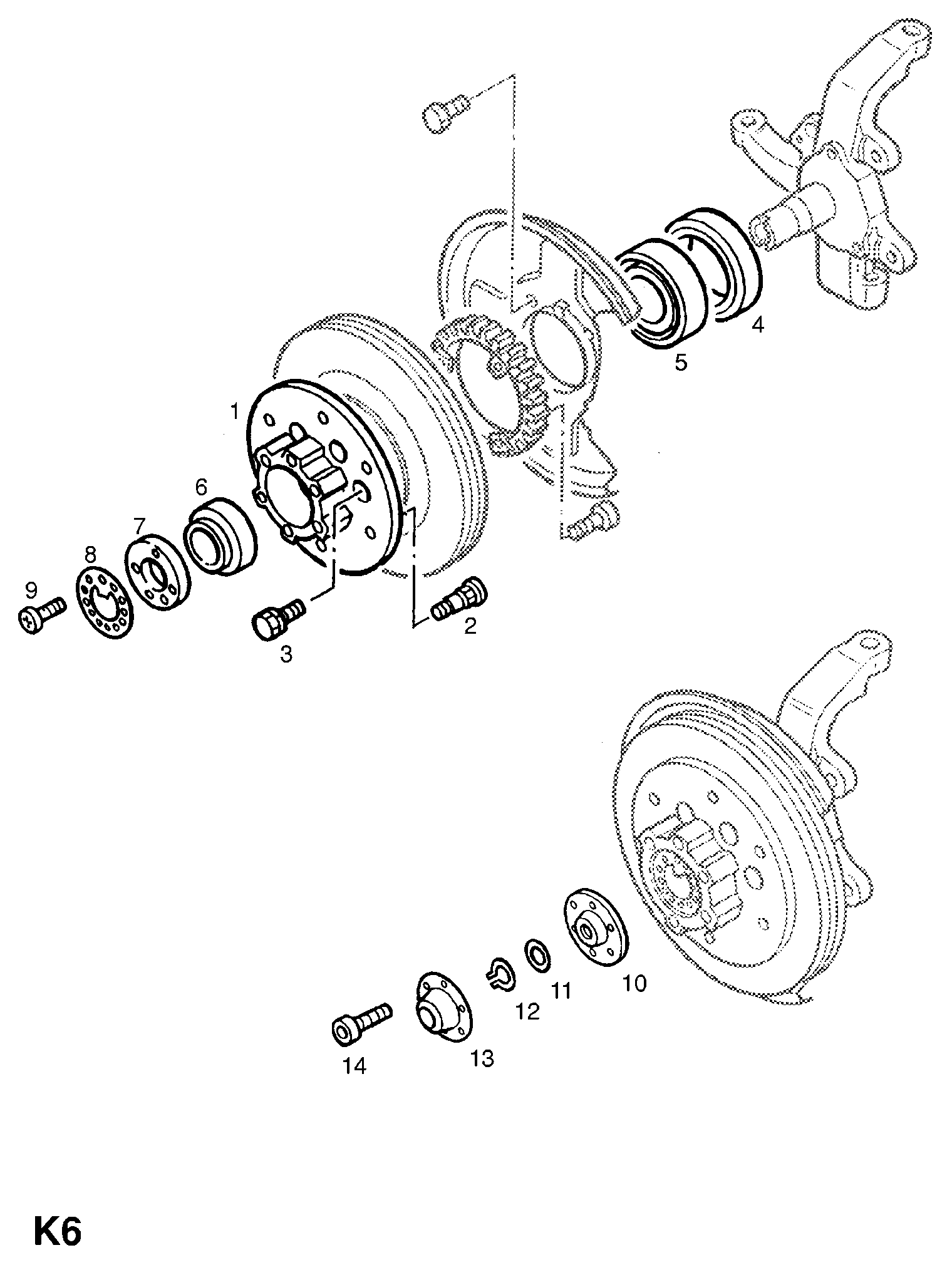 Opel 330023 - Set rulment roata www.parts5.com