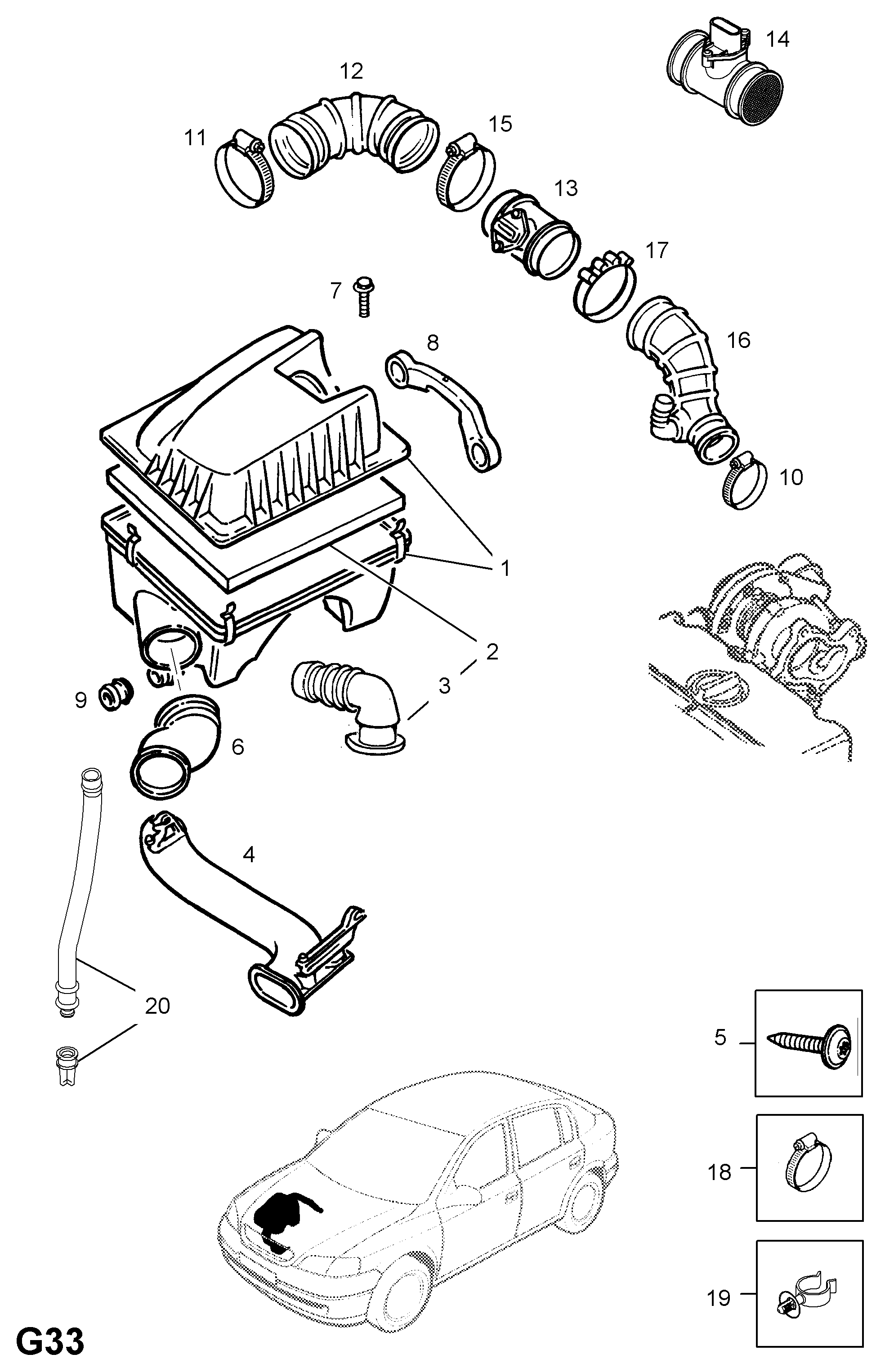 Opel 5834033 - Õhufilter www.parts5.com