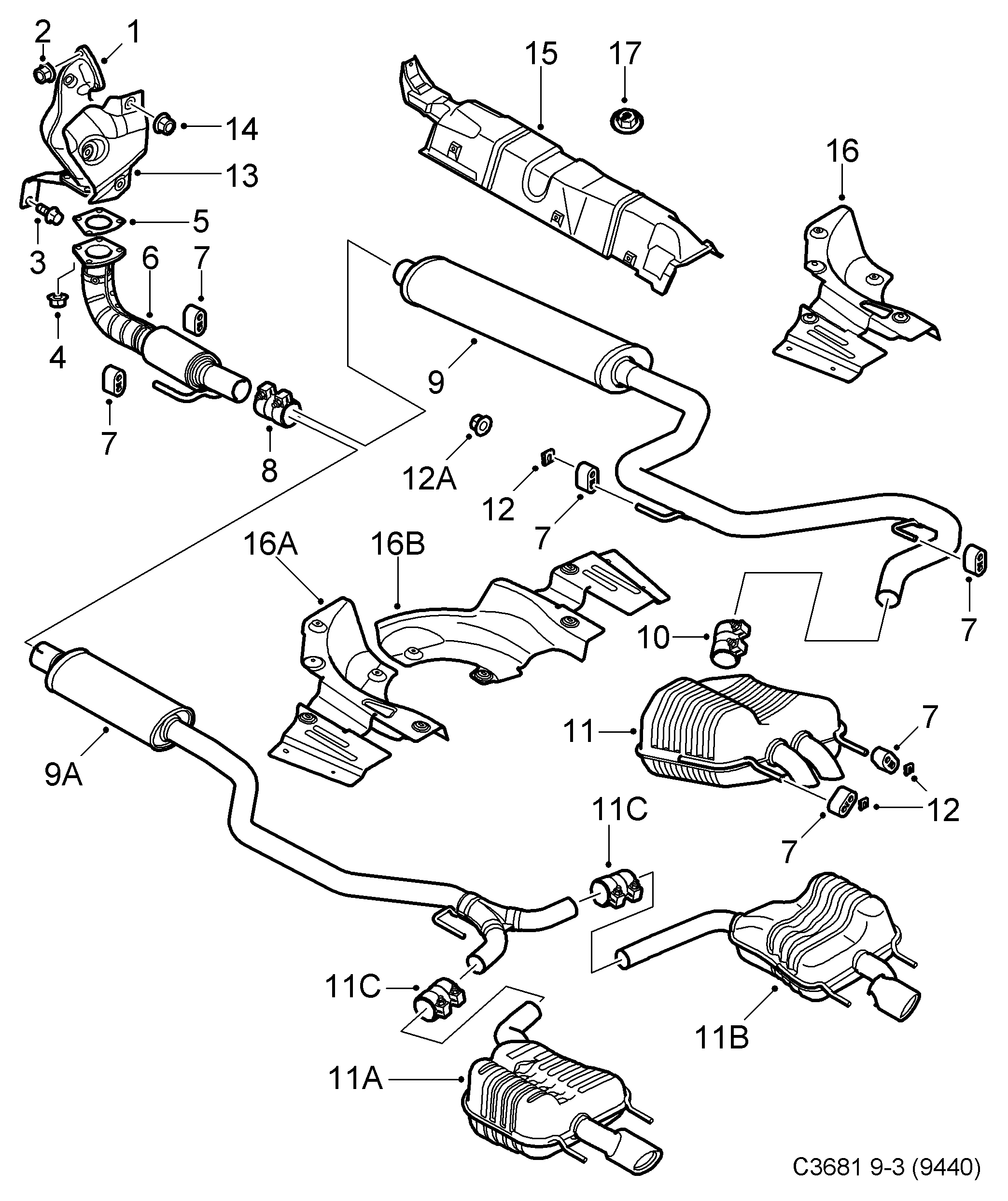 SAAB 92 15 2032 - Écrou www.parts5.com