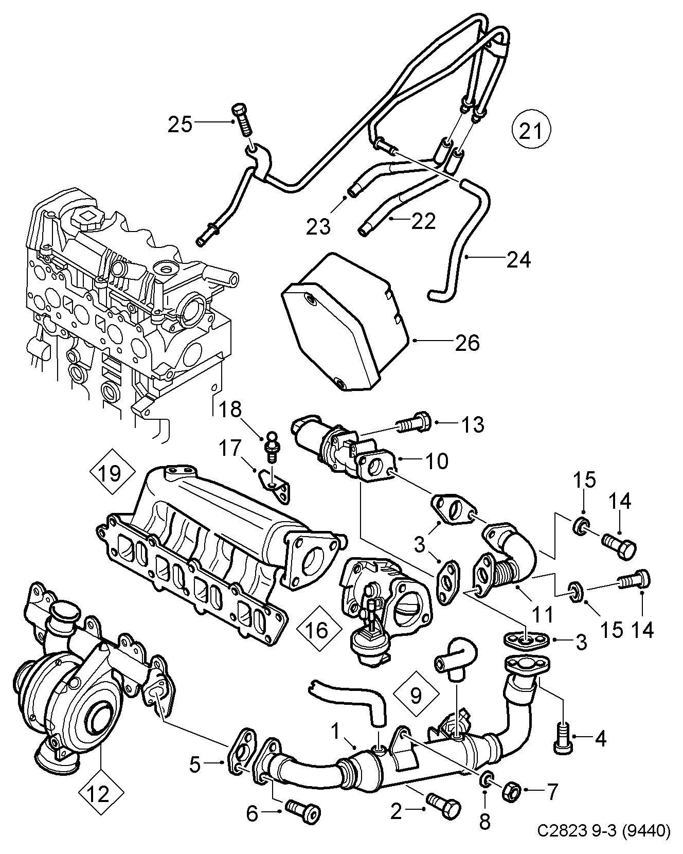 Opel 93189082 - AGR-szelep www.parts5.com