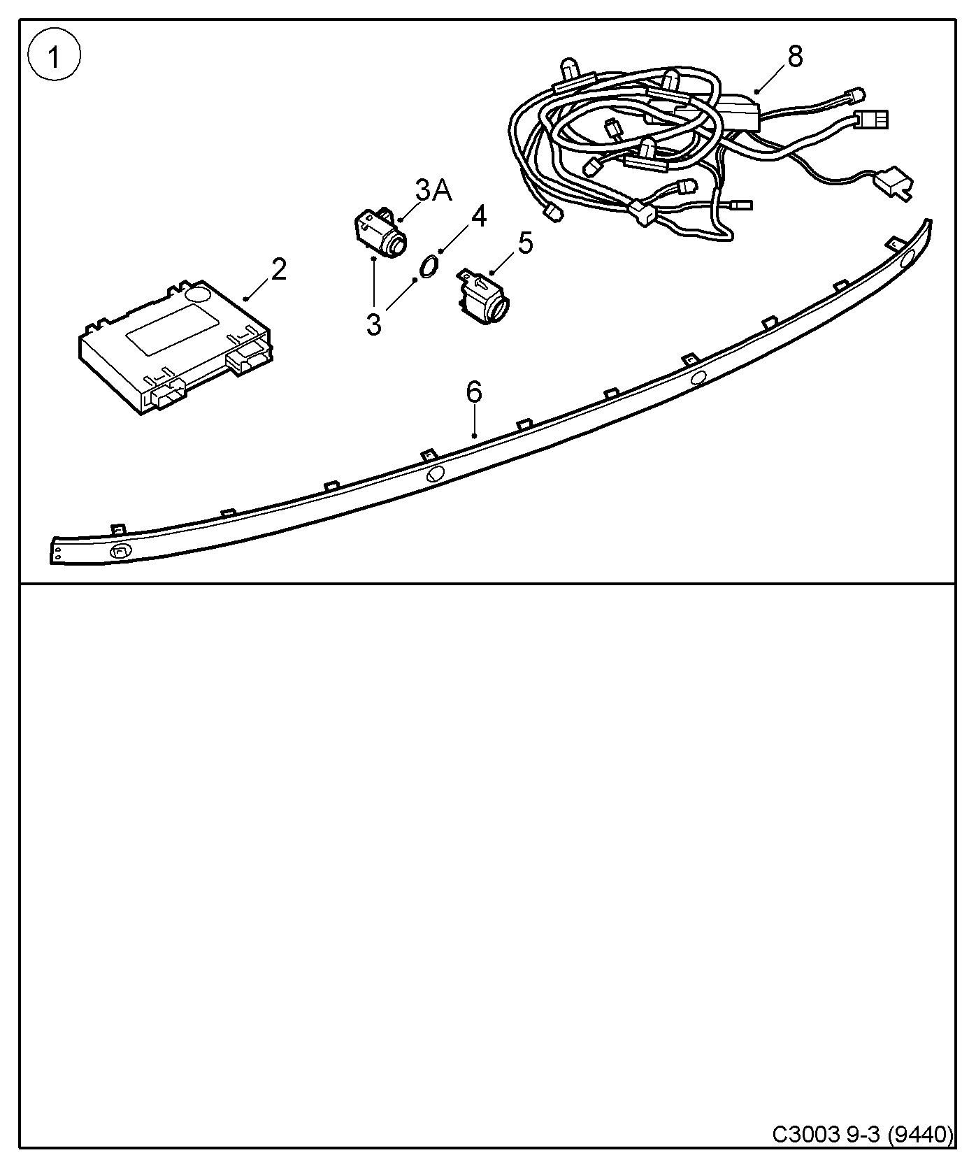 Opel 12 787 793 - Sensor, parking assist parts5.com