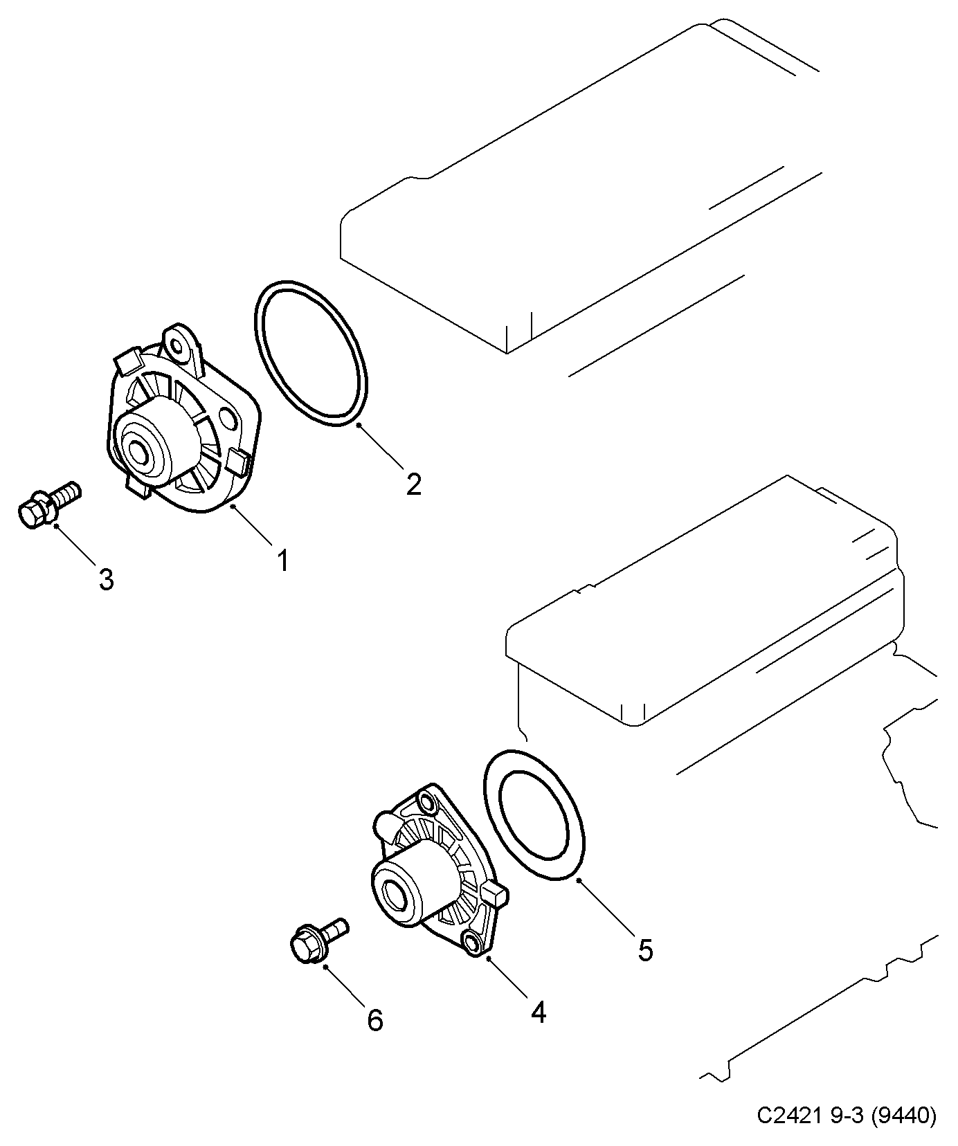 Opel 93 17 8713 - Pompa wodna + zestaw paska rozrządu www.parts5.com