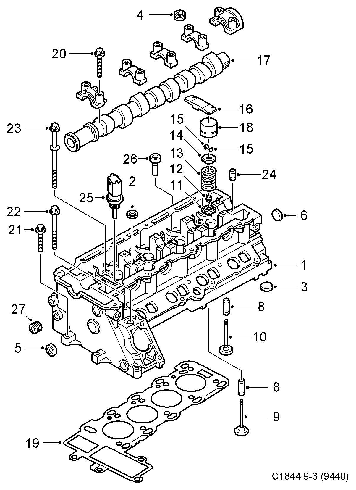 Cadillac 90570185 - Senzor,temperatura lichid de racire www.parts5.com