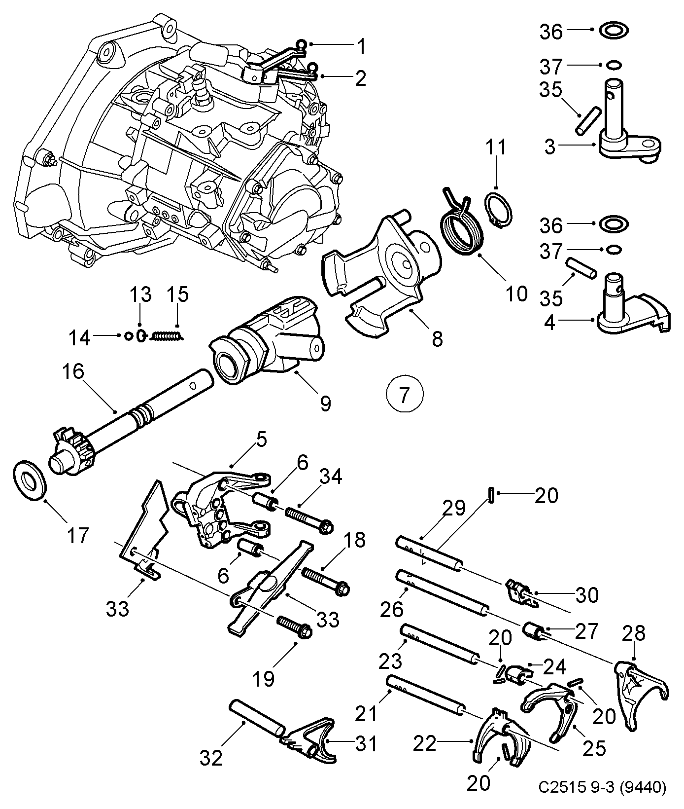 FIAT 55353237 - Starter www.parts5.com