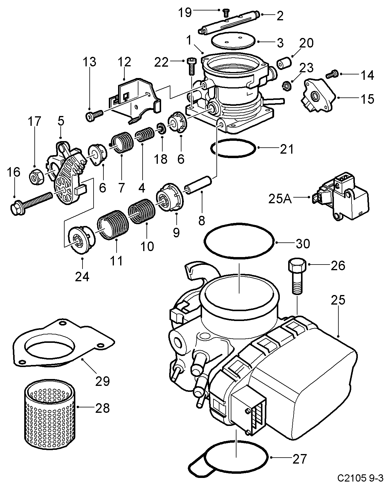 SAAB 9138702 - Gasket, intake manifold www.parts5.com