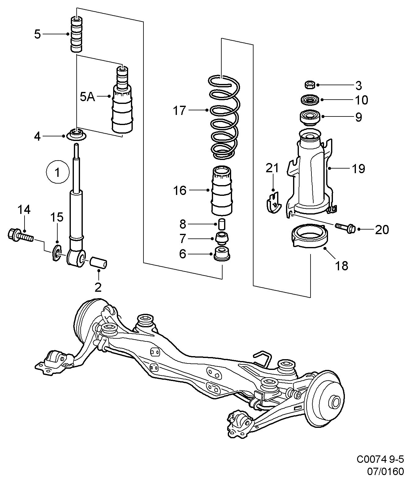 SAAB 5064290 - Amortiguador www.parts5.com