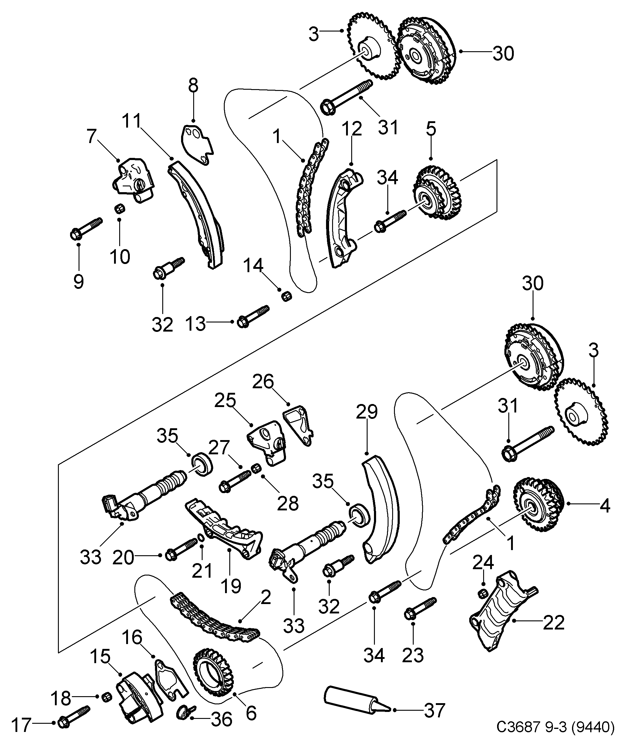 Opel 12 603 744 - Regulator ax cu came www.parts5.com