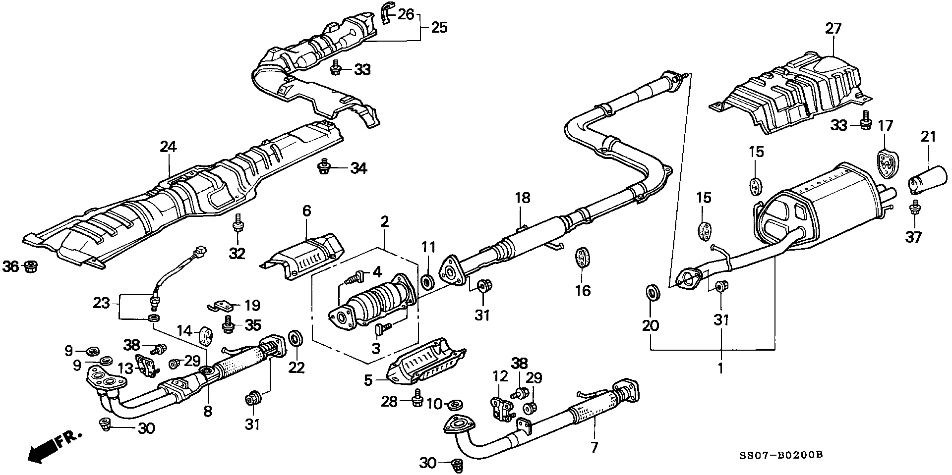 Honda 18215SA7000 - Čaura ležaja, stabilizator www.parts5.com