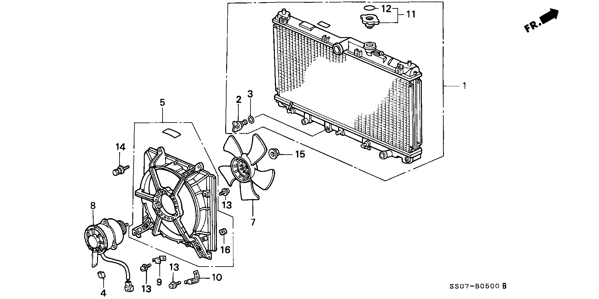 Honda 19045PT0003 - Tapa, radiador parts5.com