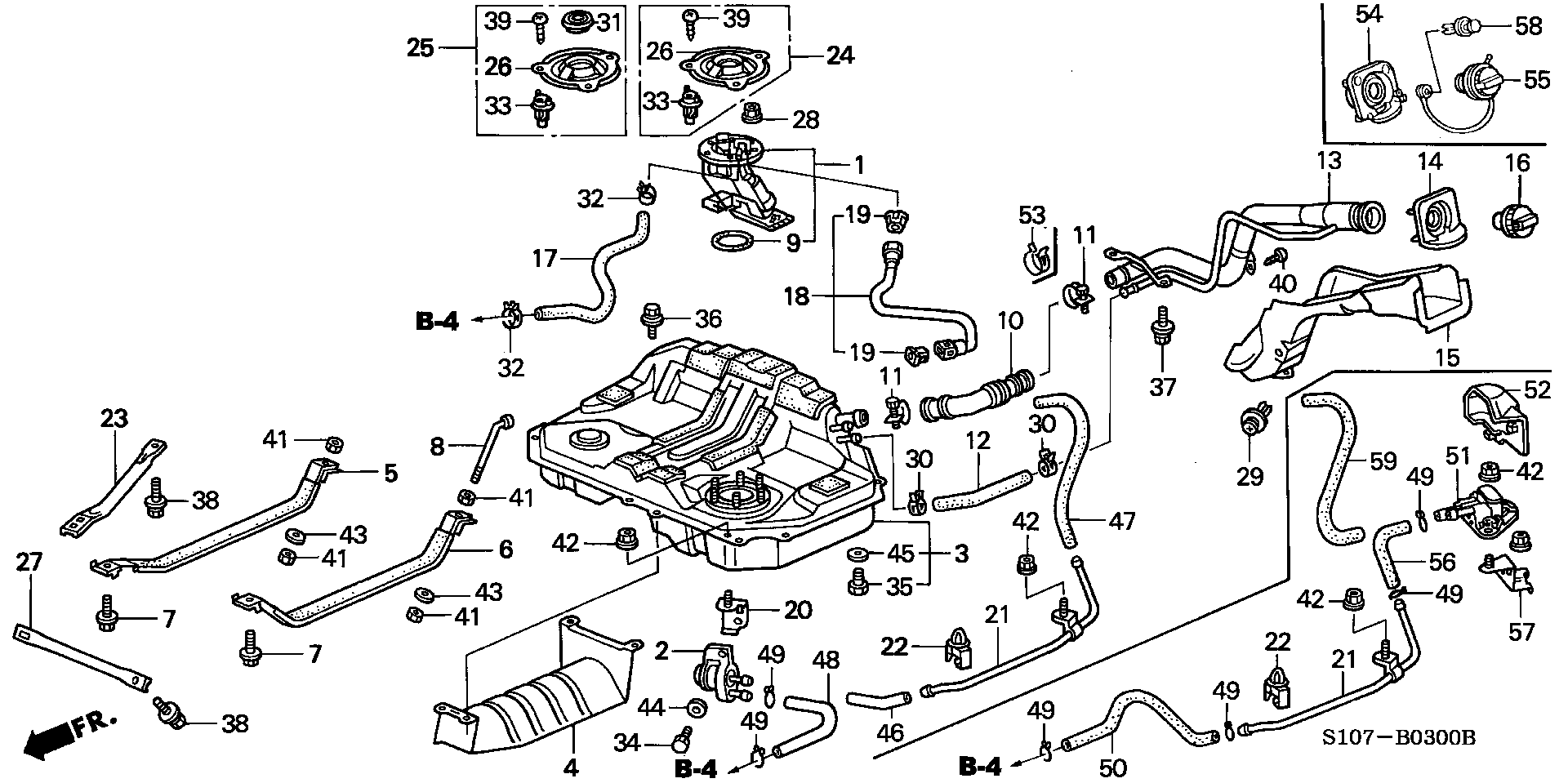 Honda 17040S10A01 - Pumpa za gorivo www.parts5.com