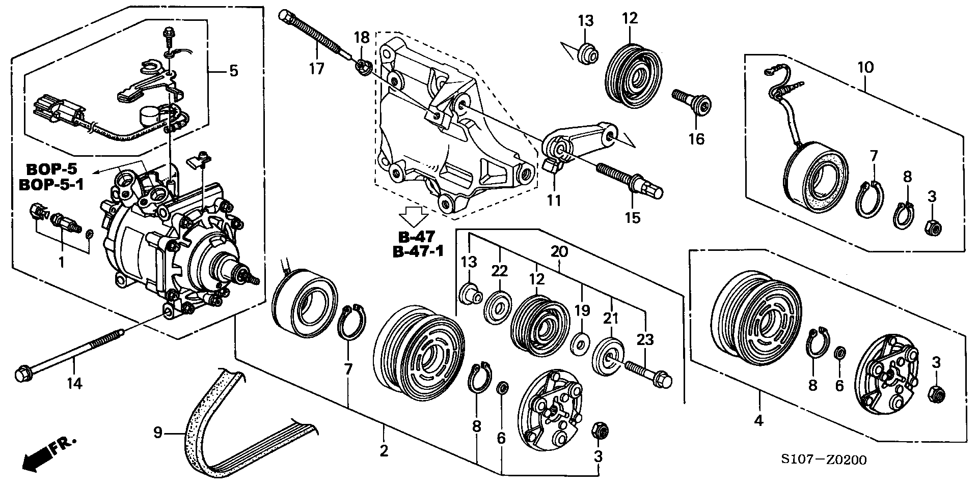 Honda 38920-P3F-003 - Curea transmisie cu caneluri www.parts5.com