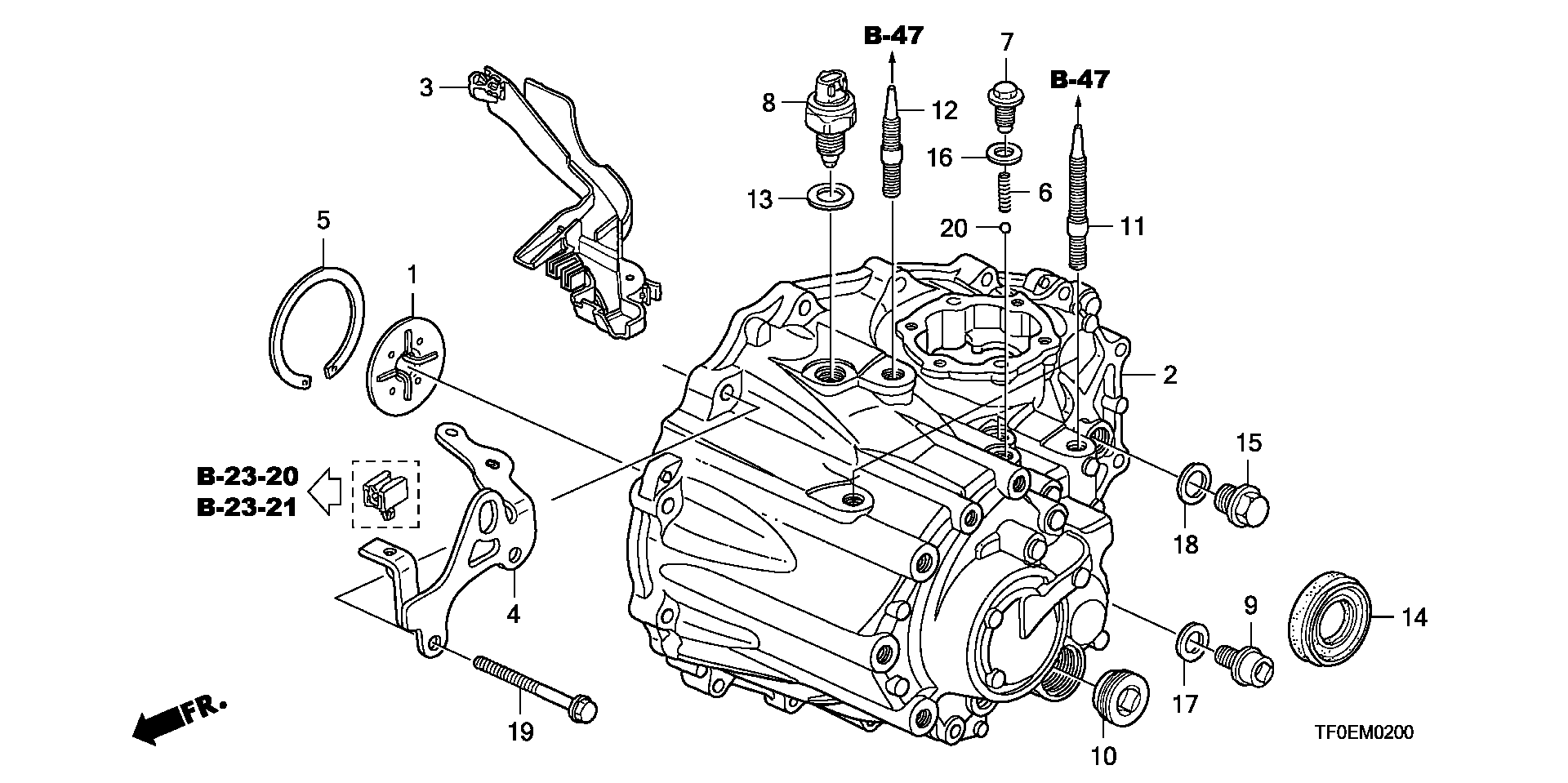 Honda 91205PL3A02 - Pierścień uszczelniający wału, różnicowy www.parts5.com