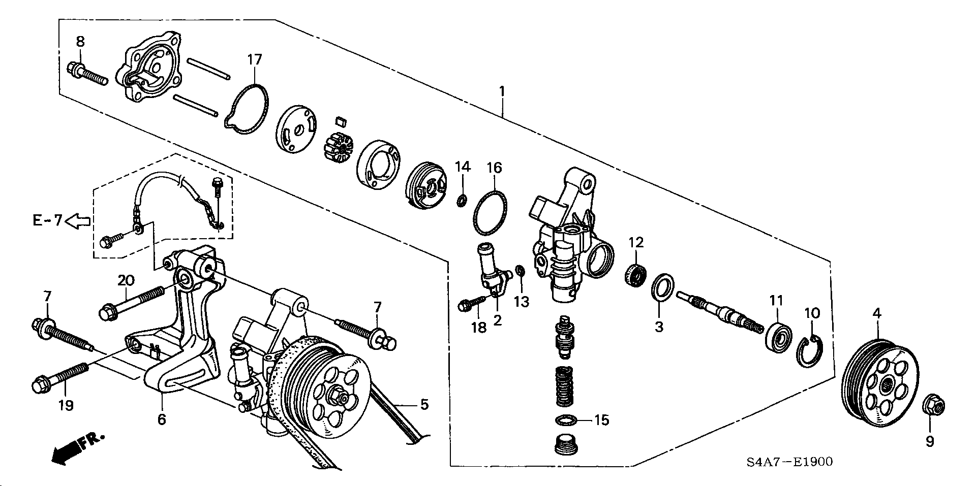 Honda 56992-P1J-E01 - Kanallı V kayışı www.parts5.com