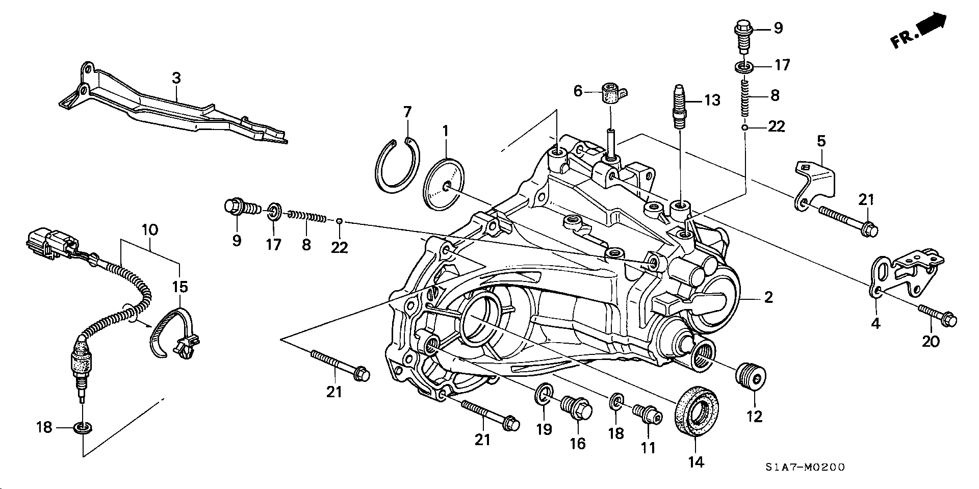 Honda 35600 P20 003 - Prekidač, rikverc svetlo www.parts5.com