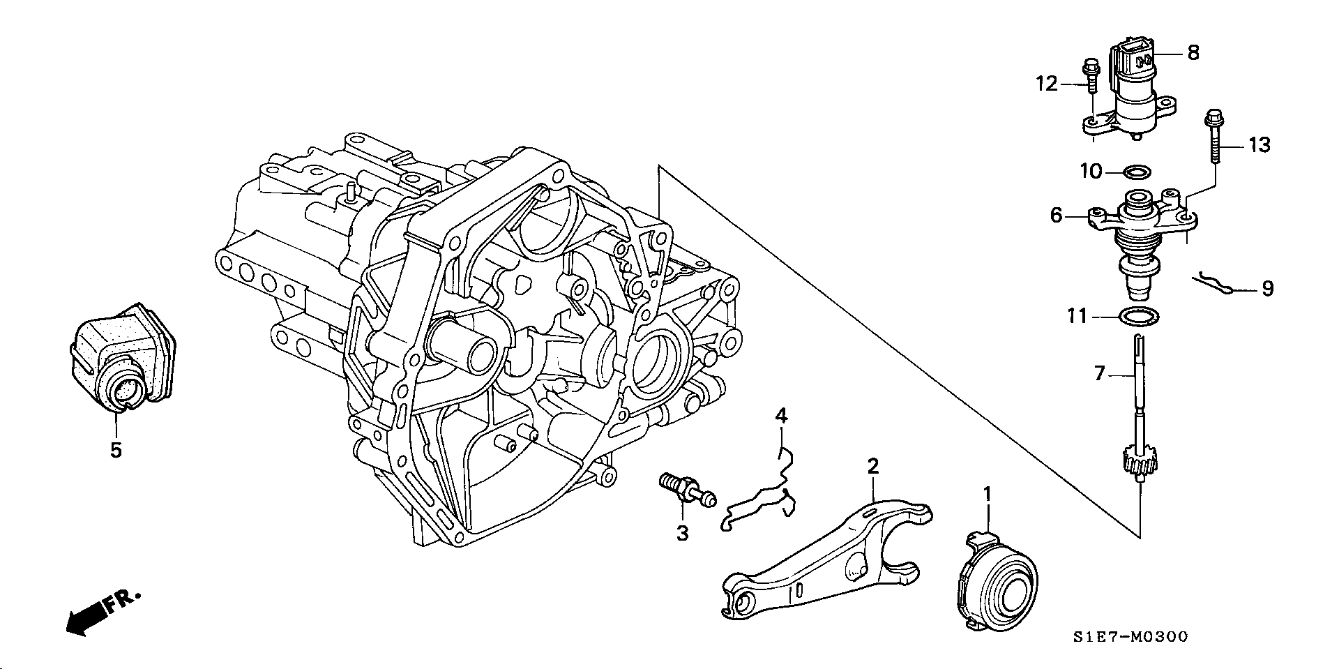 Honda 22810-P20-005 - Kinyomócsapágy www.parts5.com